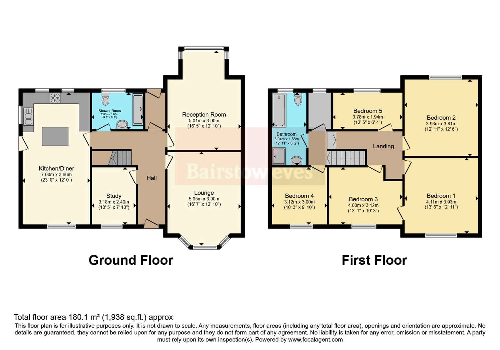 122, Croydon Road, Surrey floorplan
