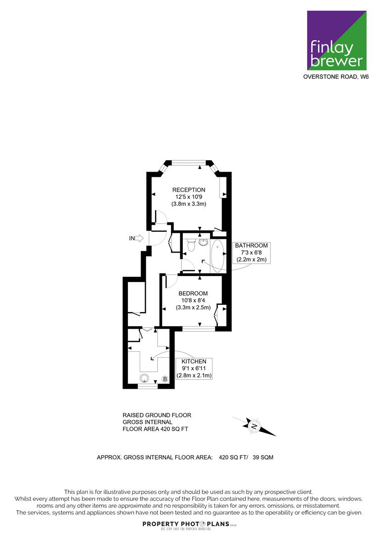Ground Floor Flat, 2, Overstone Road, London floorplan