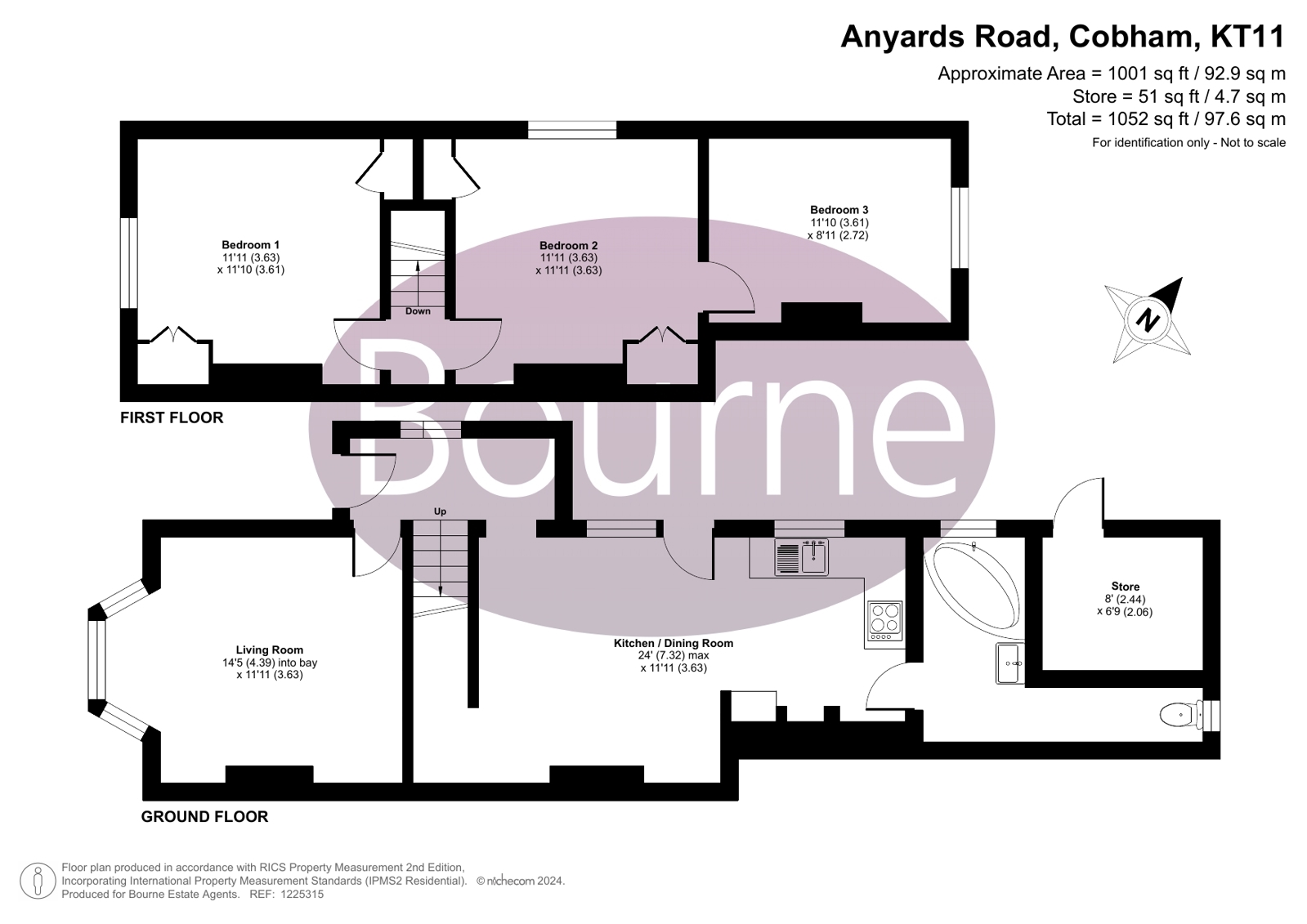 130, Anyards Road, Cobham floorplan