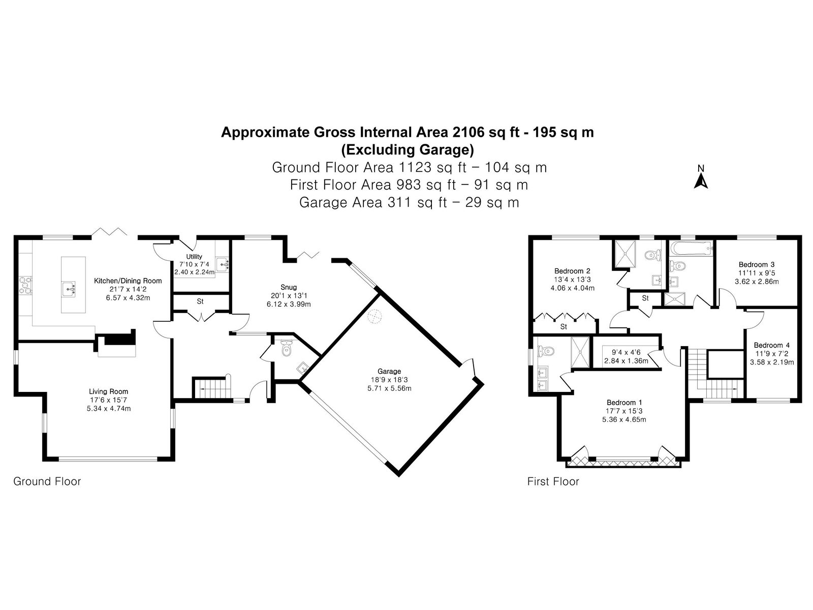 Harbourne, 5 De Ferrers Drive, Newton Ferrers floorplan