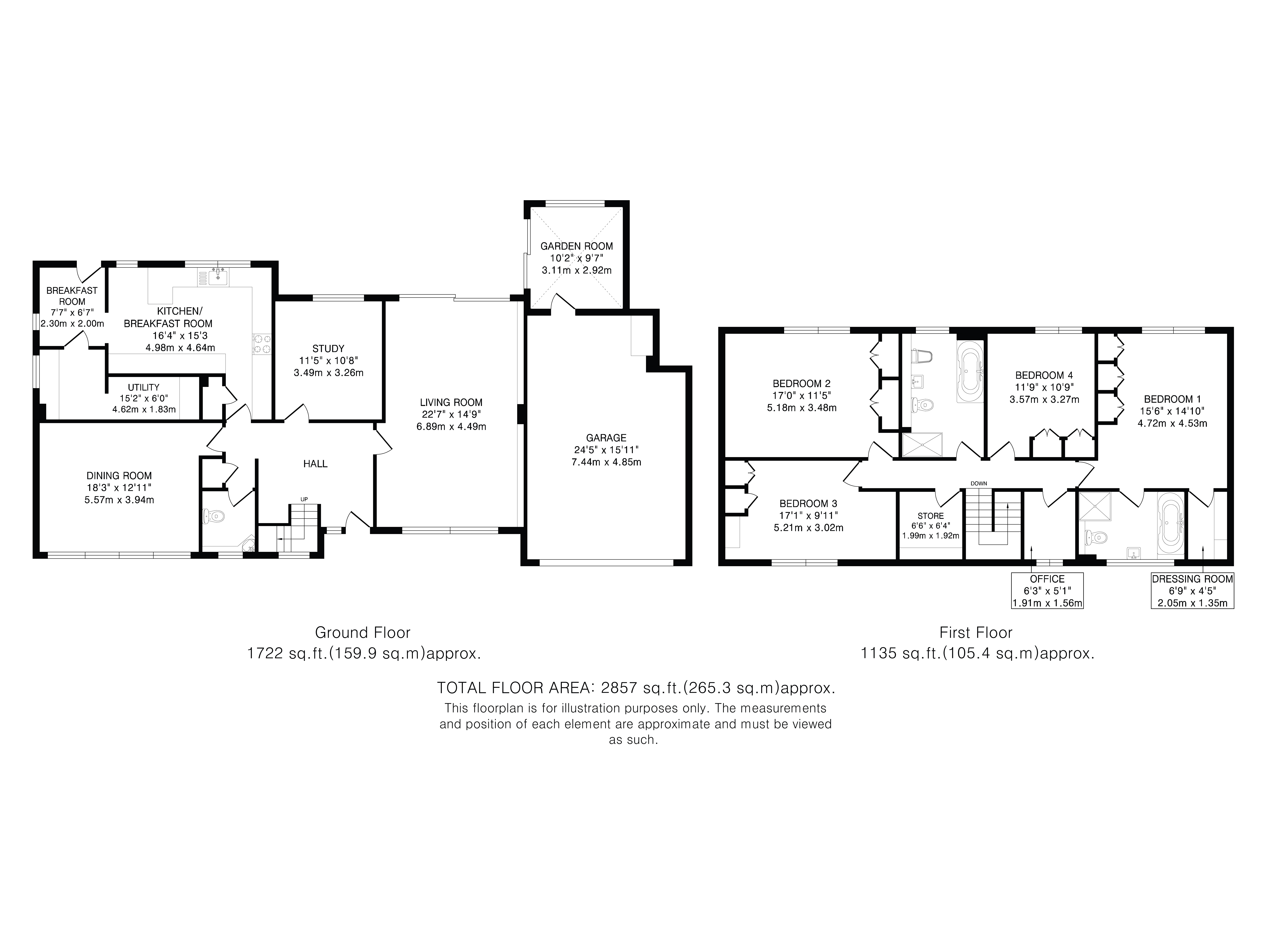 10, Old Forge Close, Welwyn floorplan