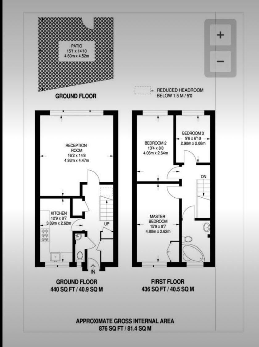Grantham Road, London floorplan