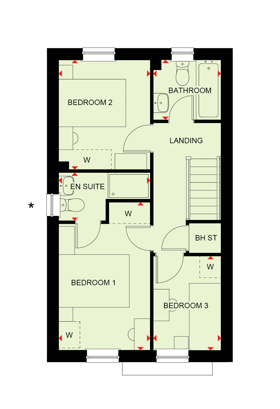 HA61725, Rhodfa'r Hen Chwarel, Llanwern, Newport floorplan