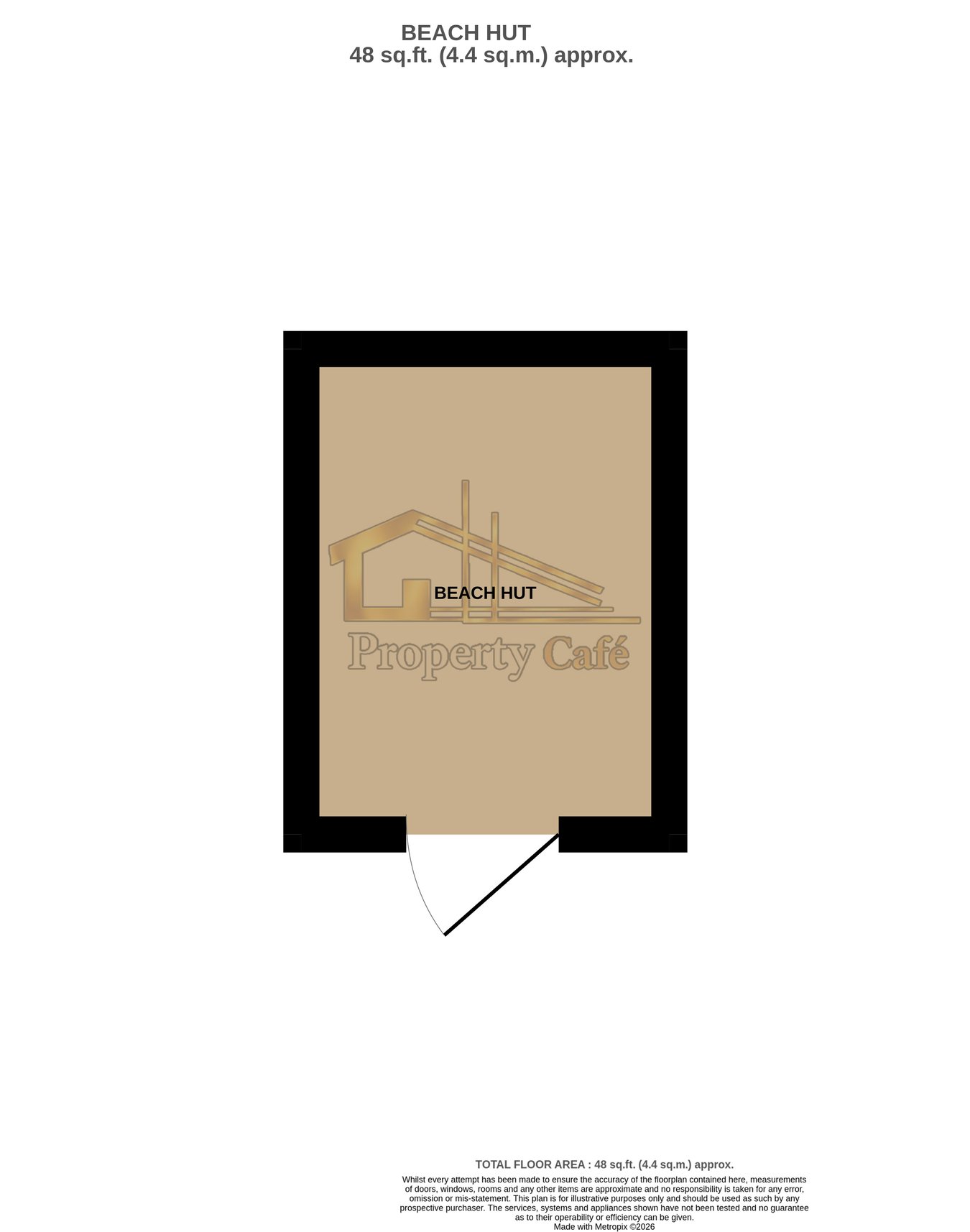 79, South Cliff Chalets, Bexhill on Sea floorplan