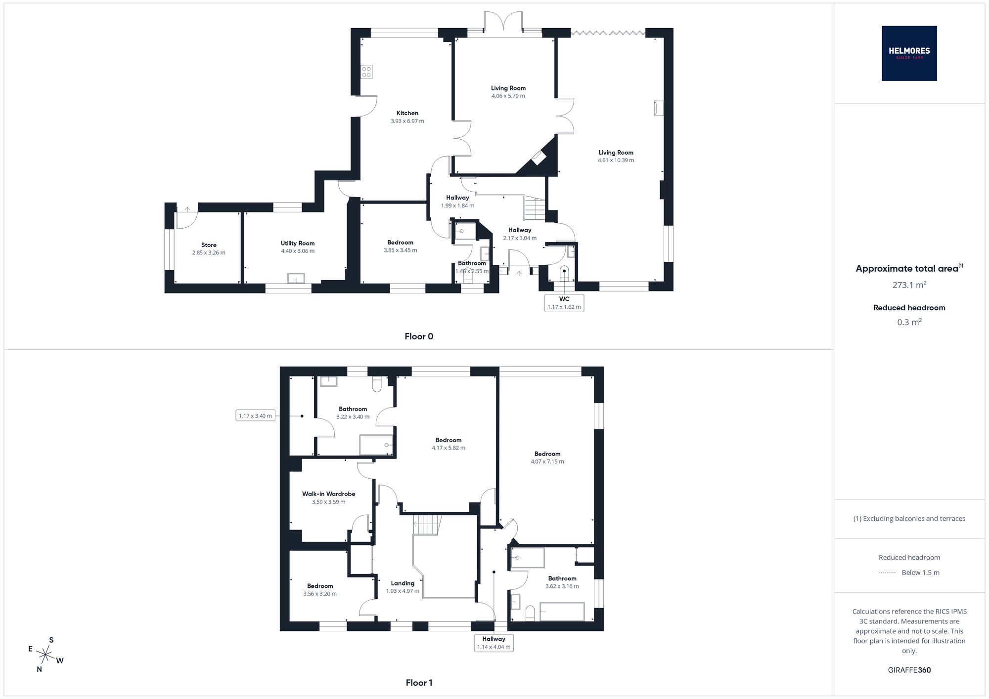 Elston Barn, 7b Elston Meadow, Crediton floorplan