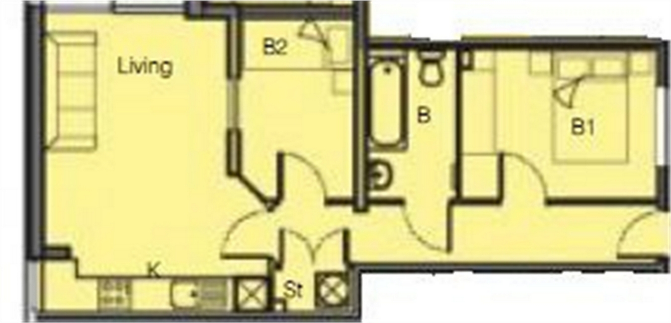 2 Bedrooms Flat for sale in Edinburgh House, Edinburgh Way, Harlow, Essex CM20