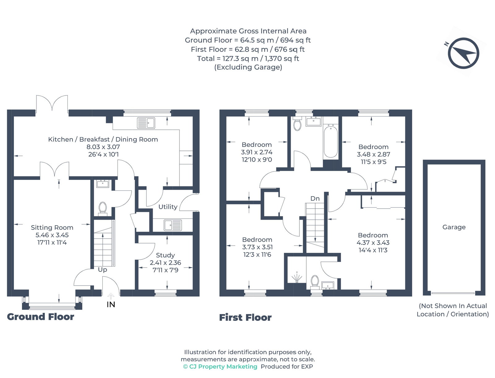 6, Lambert Way, Royston floorplan