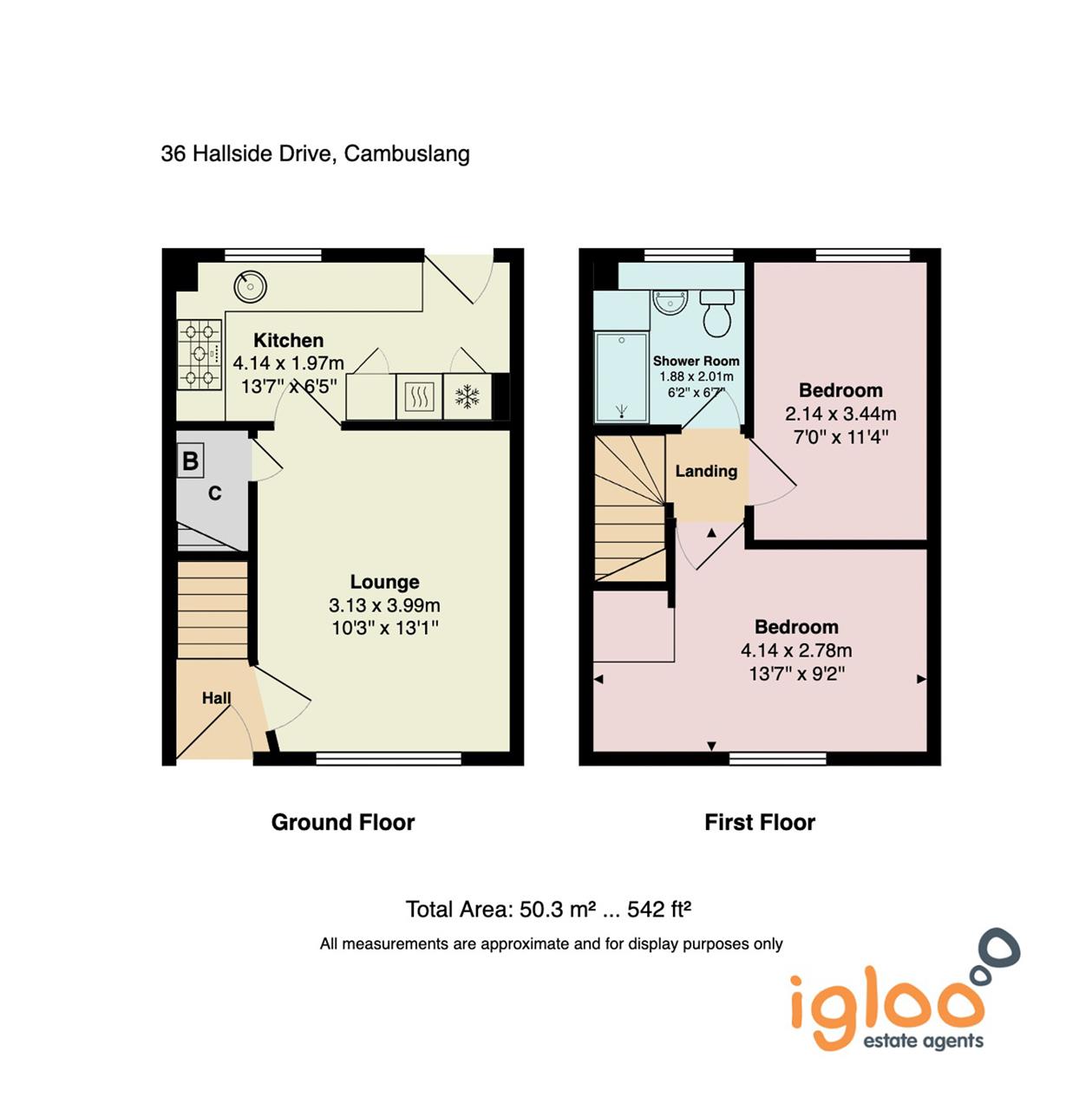 36, Hallside Drive, Cambuslang floorplan
