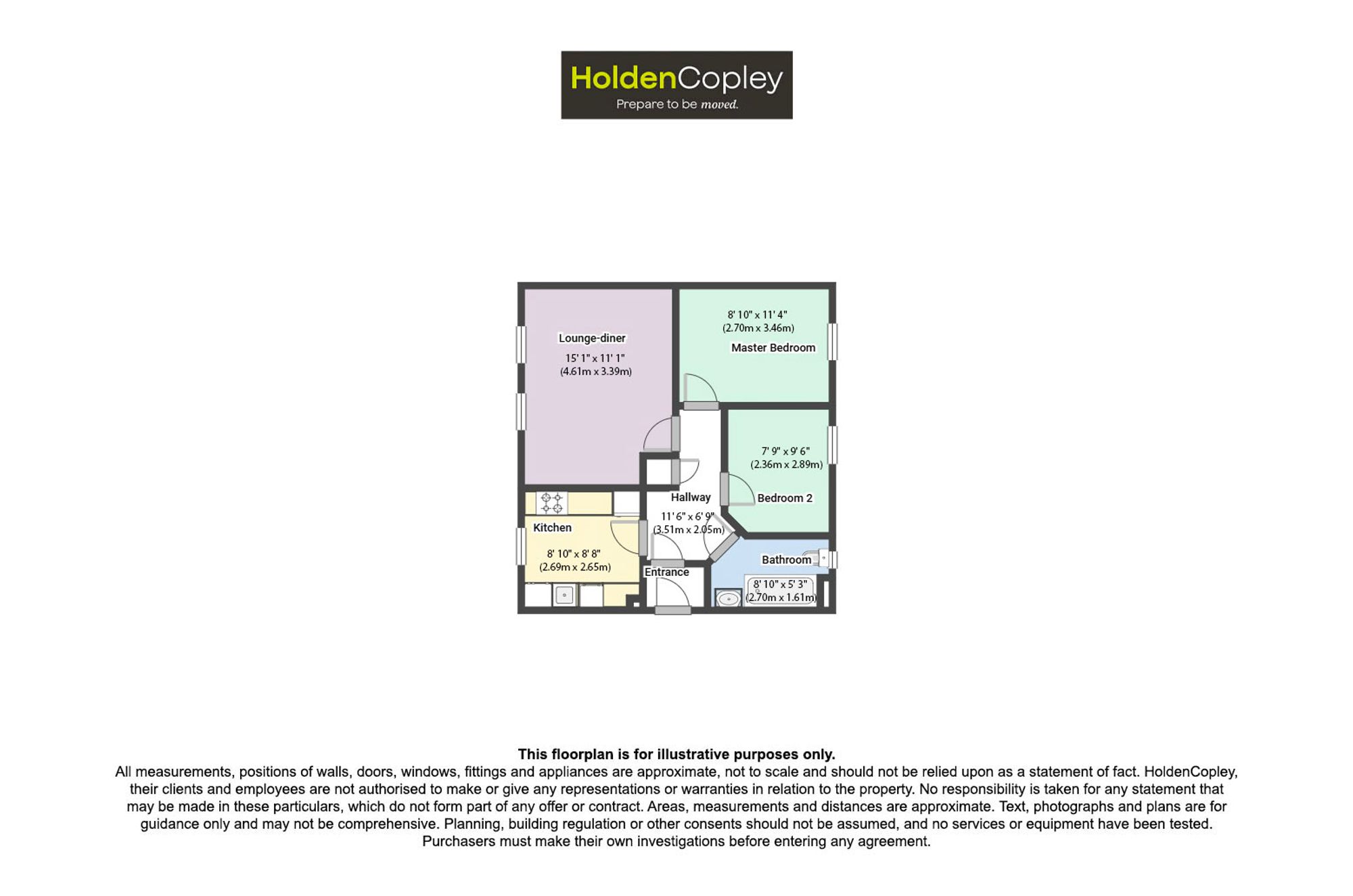 55 Wenlock Drive, Nottingham floorplan