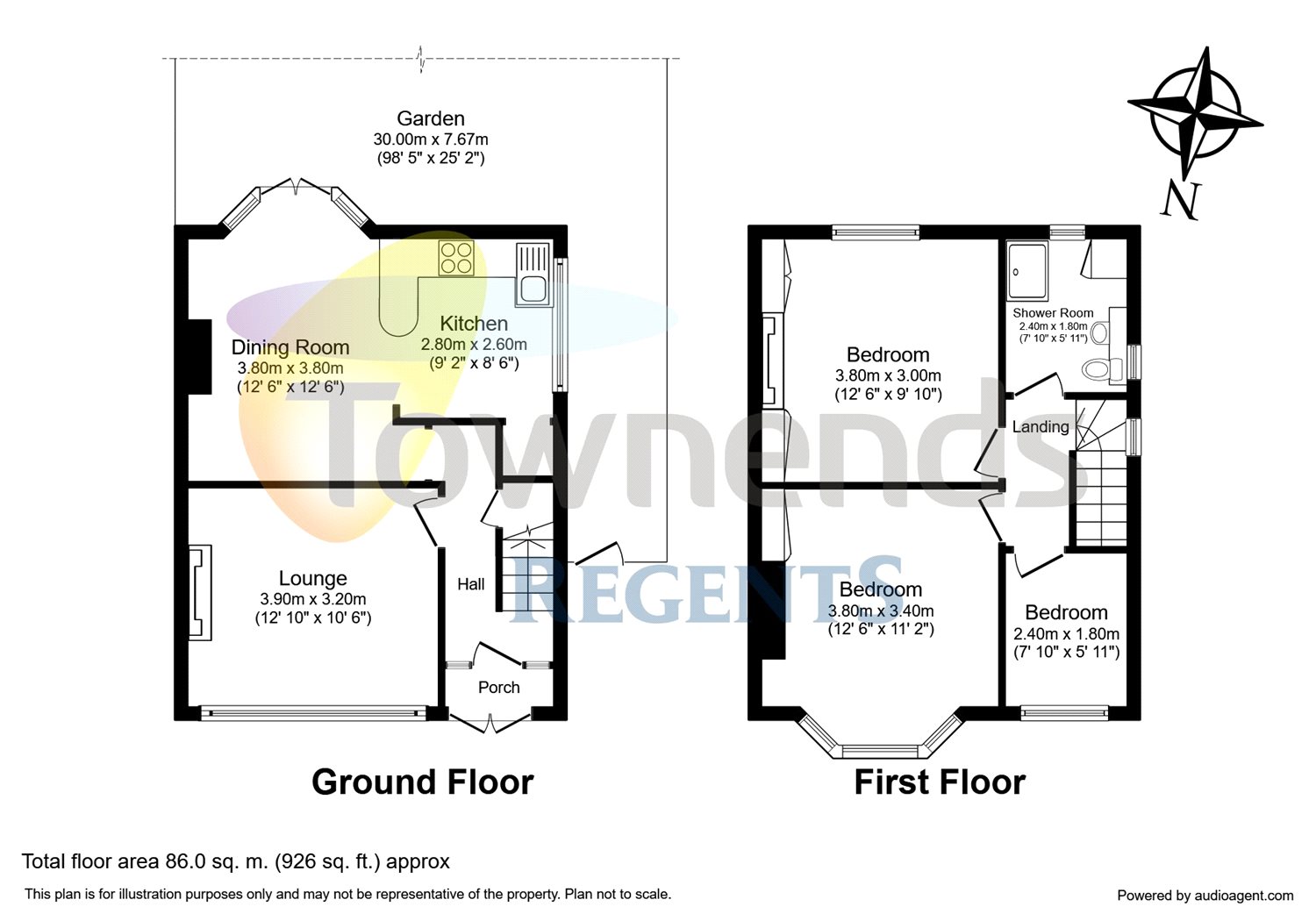 3 Bedrooms Semi-detached house for sale in Shortwood Avenue, Staines, Middlesex TW18