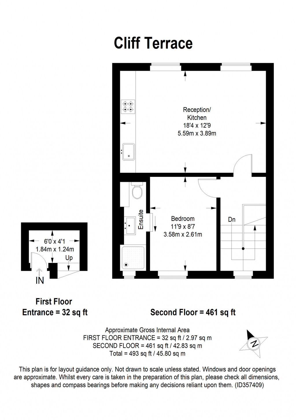 15c, Cliff Terrace, St Johns floorplan