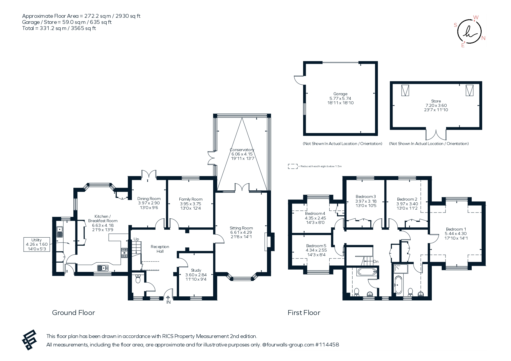 50, Telegraph Lane, Four Marks floorplan
