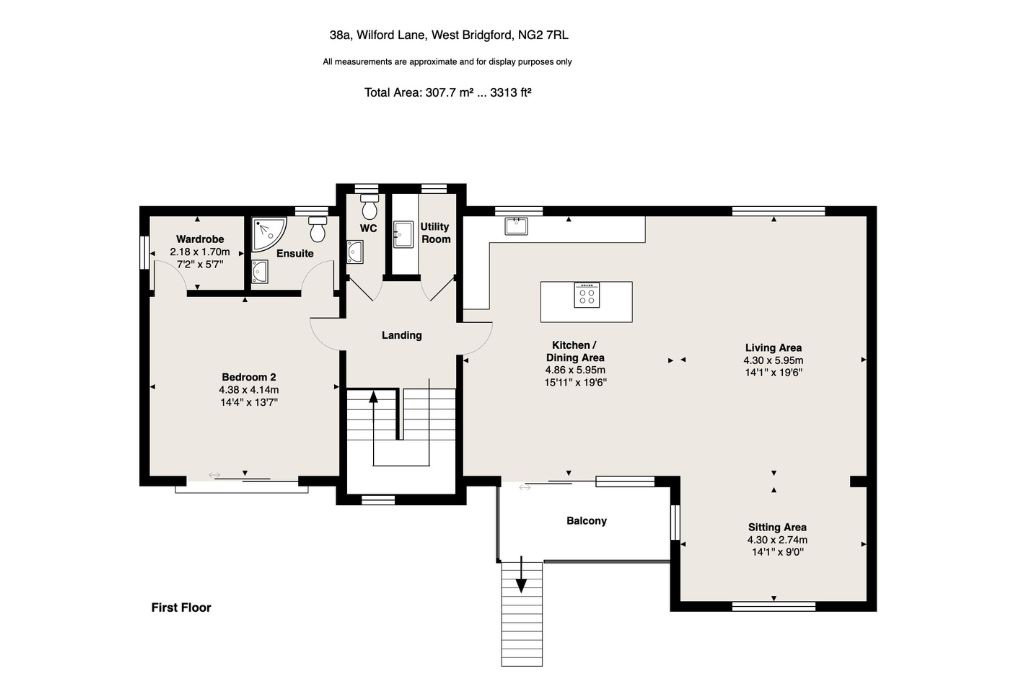 38a, Wilford Lane, Nottingham floorplan