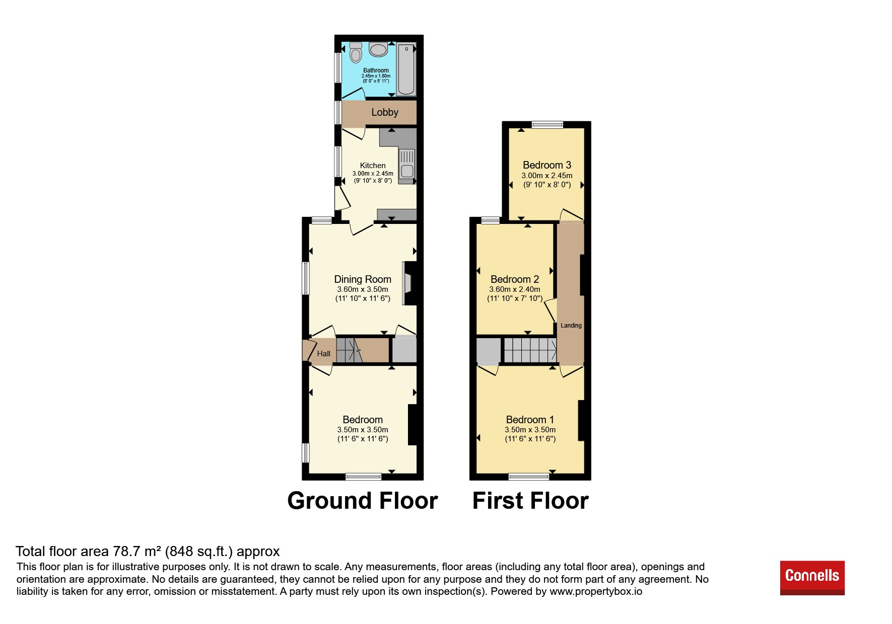 16, St. Martins Street, Peterborough floorplan