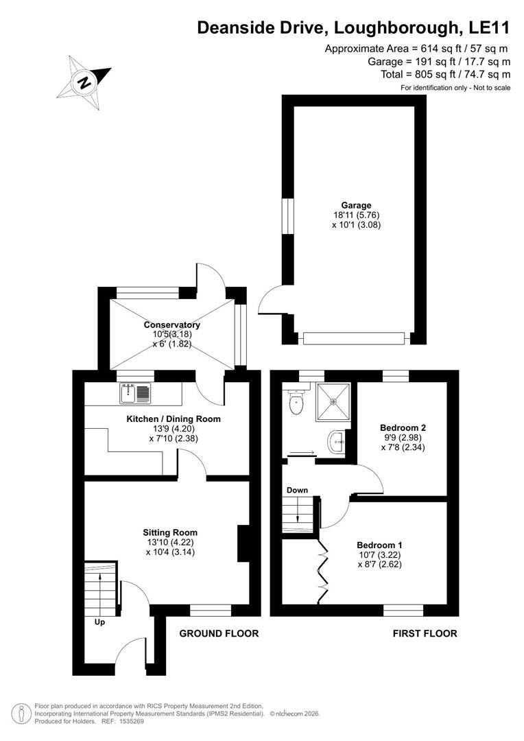 Deanside Drive, Loughborough floorplan