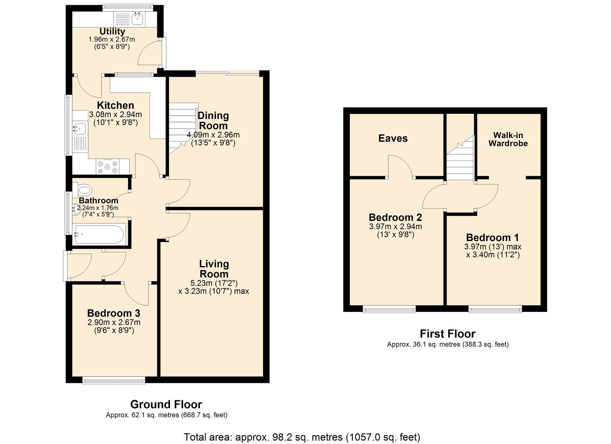 16 Shelley Drive, Accrington floorplan