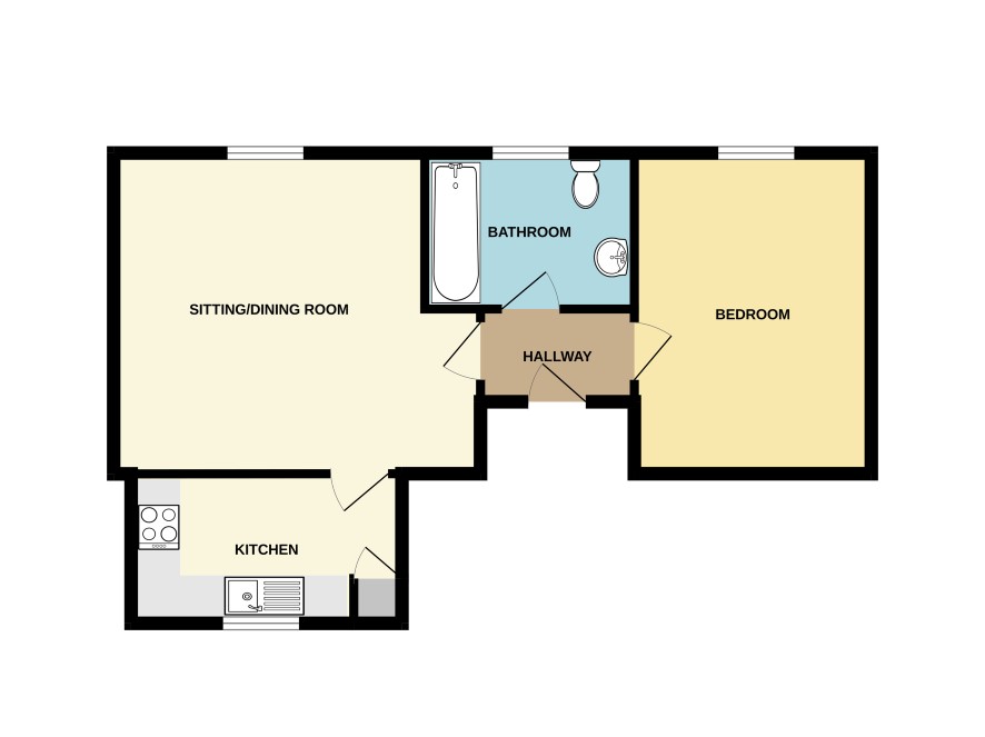 Flat 10b Ridge House, Trenance Road, St. Austell floorplan