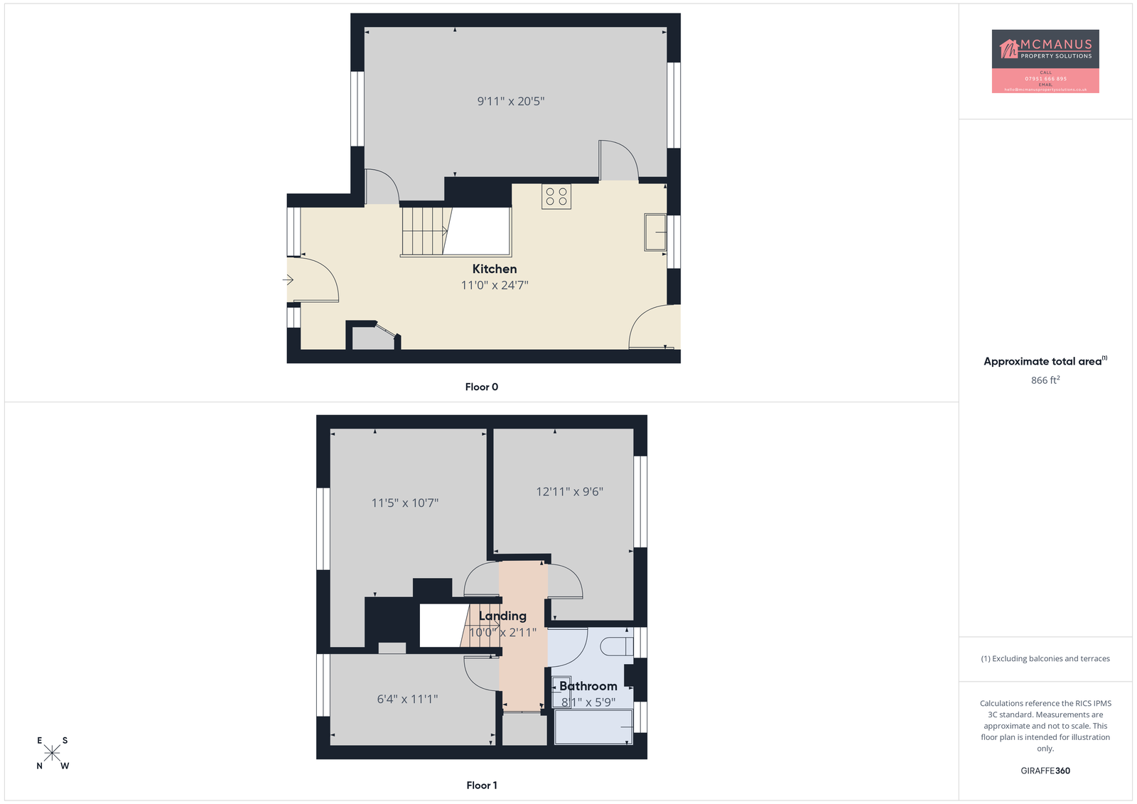 108, Gonville Crescent, Stevenage floorplan