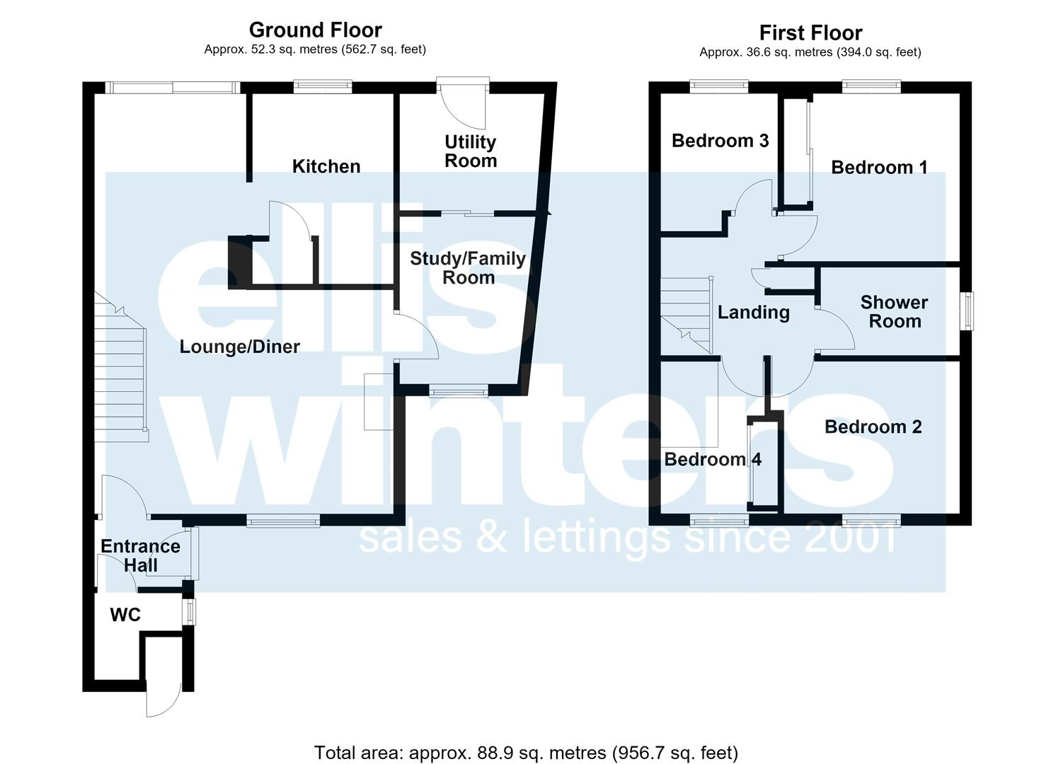 Ouse Road, St. Ives floorplan