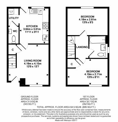 Chivers Street, Combe Down floorplan