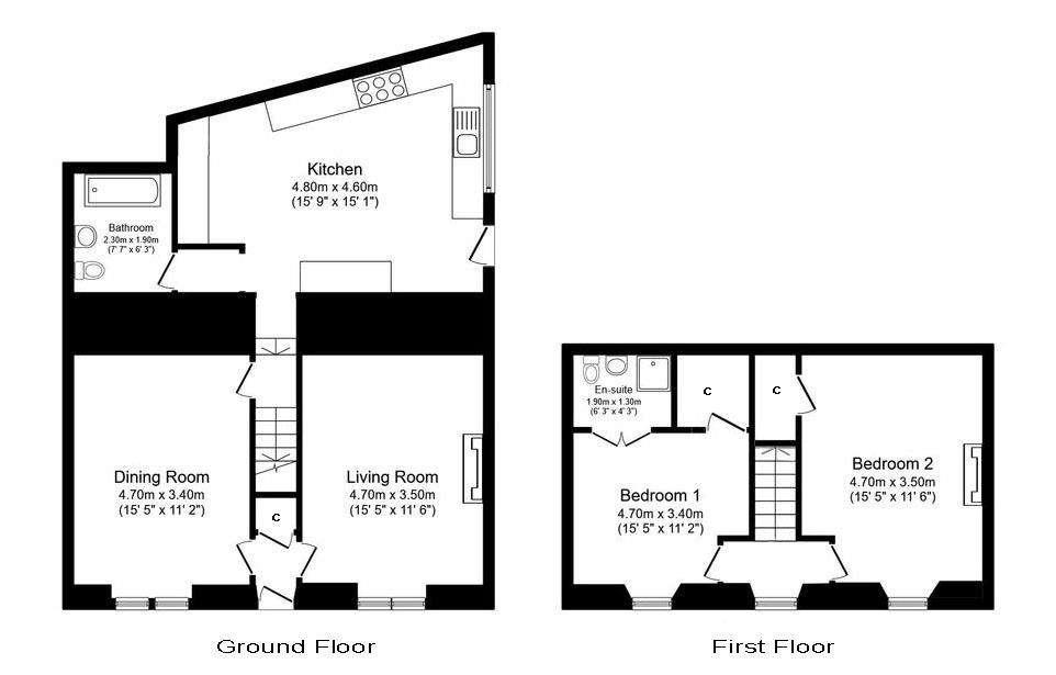 25, High Street, Dollar floorplan
