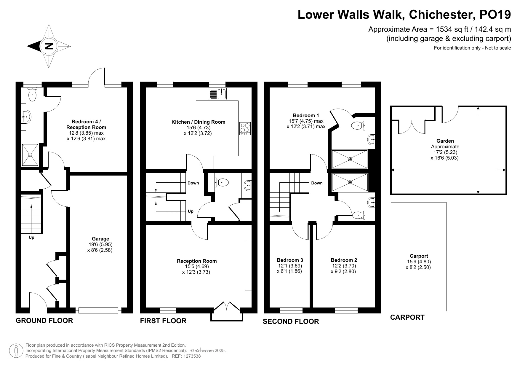 7, Lower Walls Walk, West Sussex floorplan