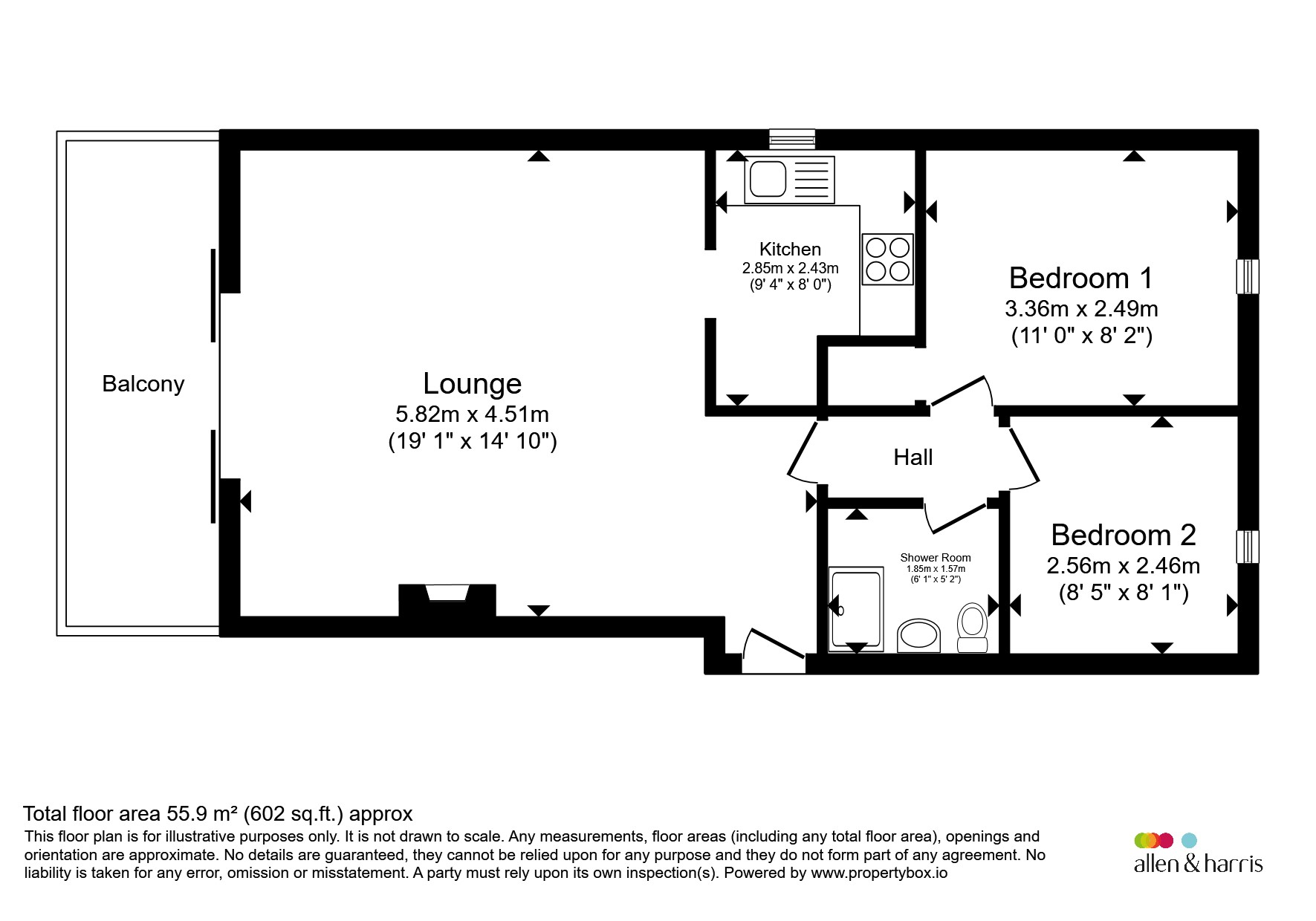 15d, Parkhill Drive, Glasgow floorplan