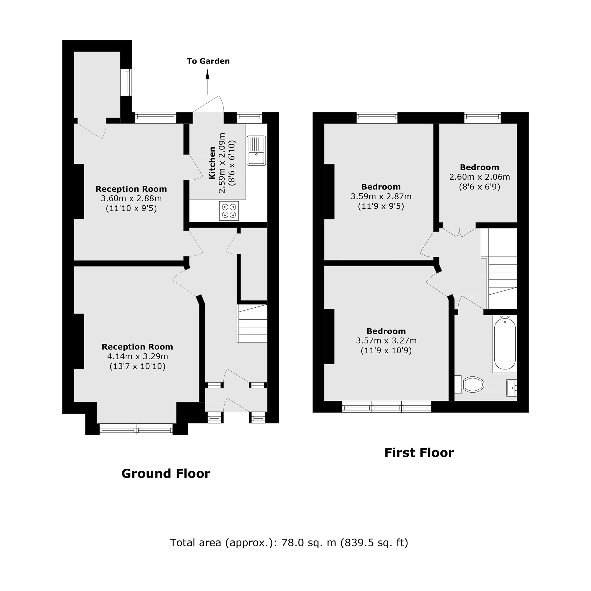 82, Manor Grove, Richmond floorplan