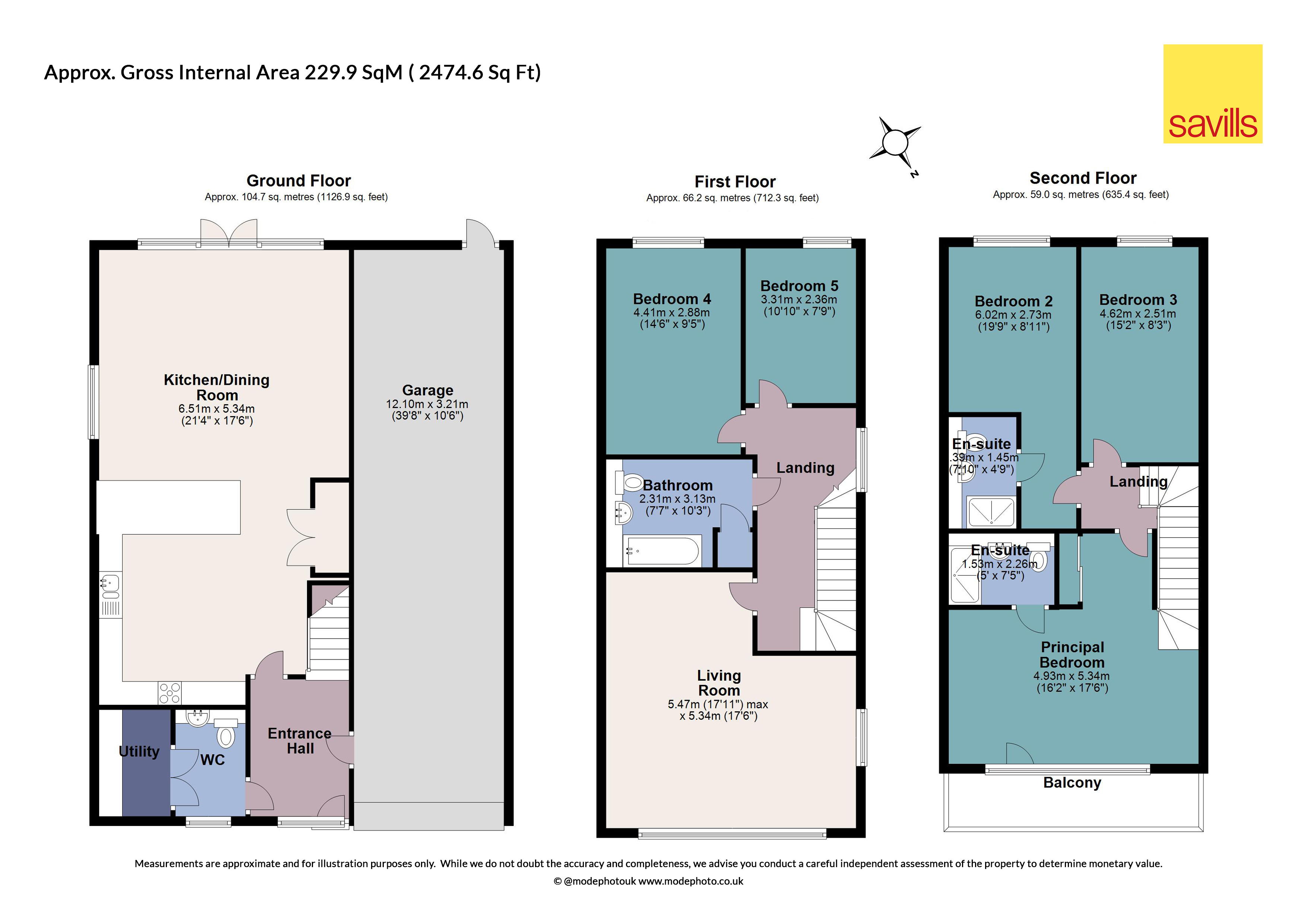 50, Gardiner Way, Chelmsford floorplan