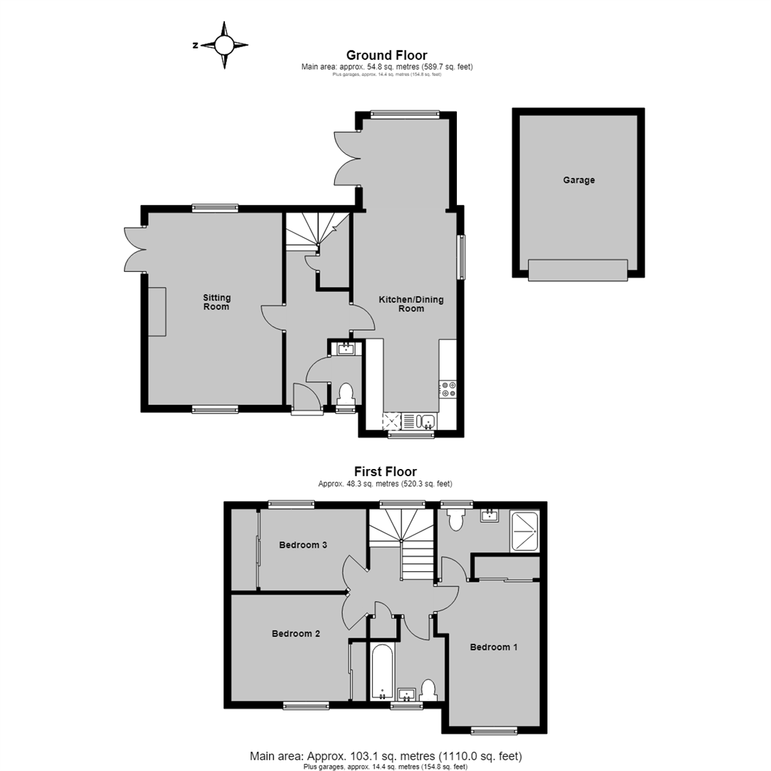 132, Queens Road, Whitstable floorplan