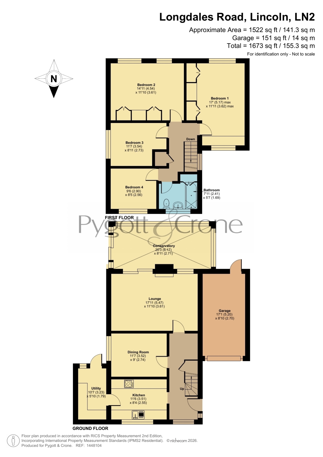 63, Longdales Road, Lincoln floorplan