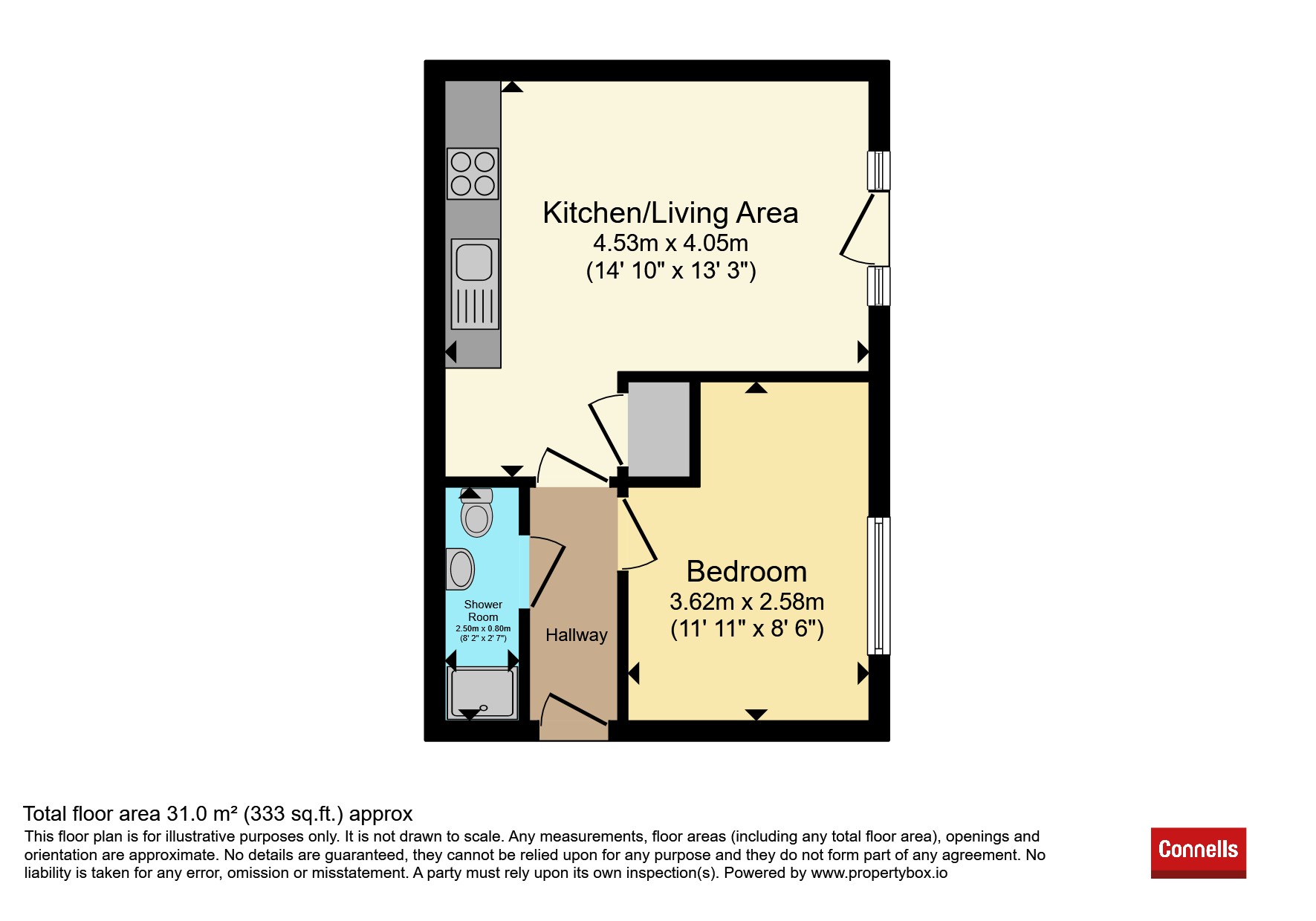 14, Cromford Court, Grantham floorplan