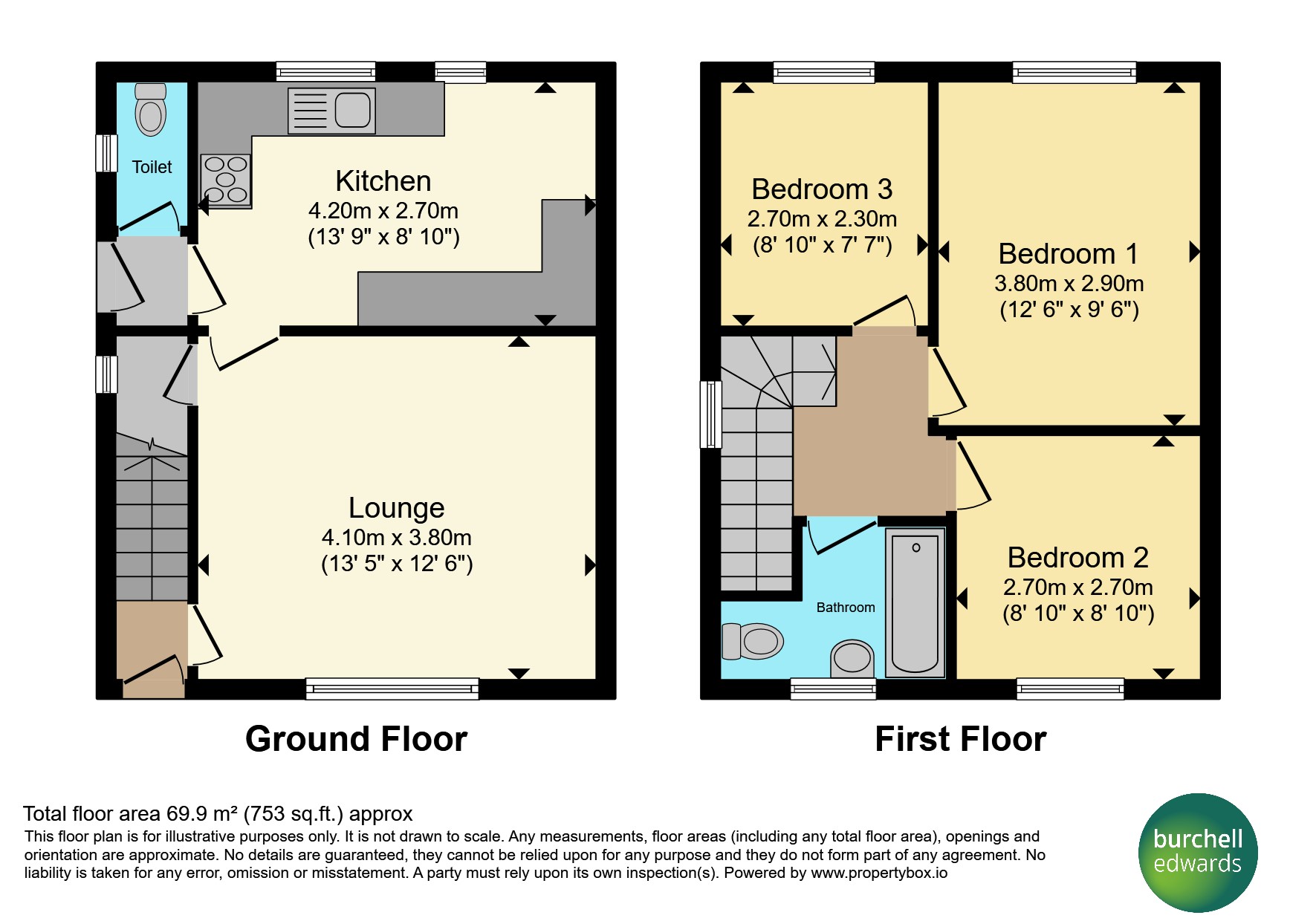 134, Park Road, Belper floorplan