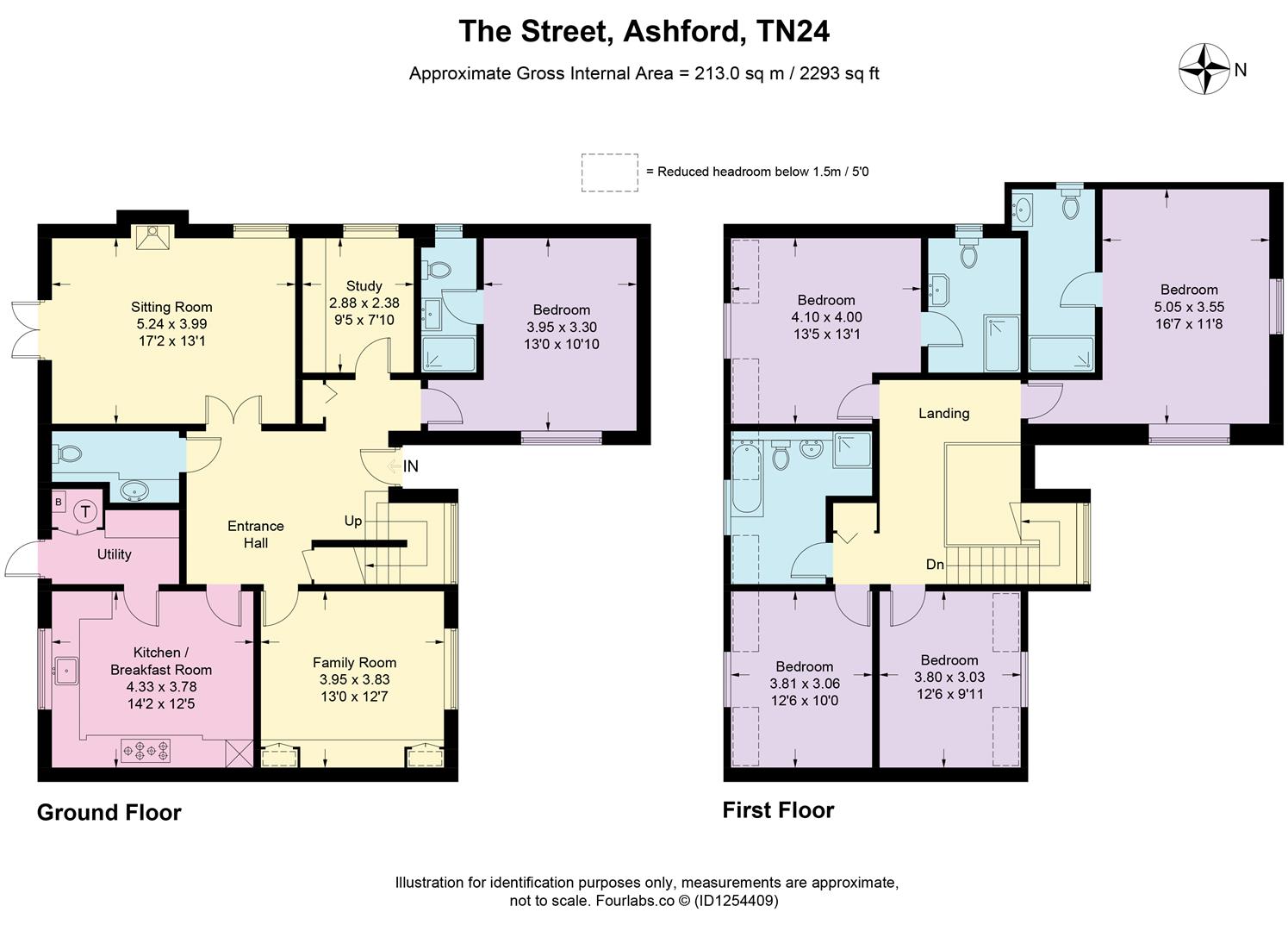 133, The Street, Willesborough floorplan