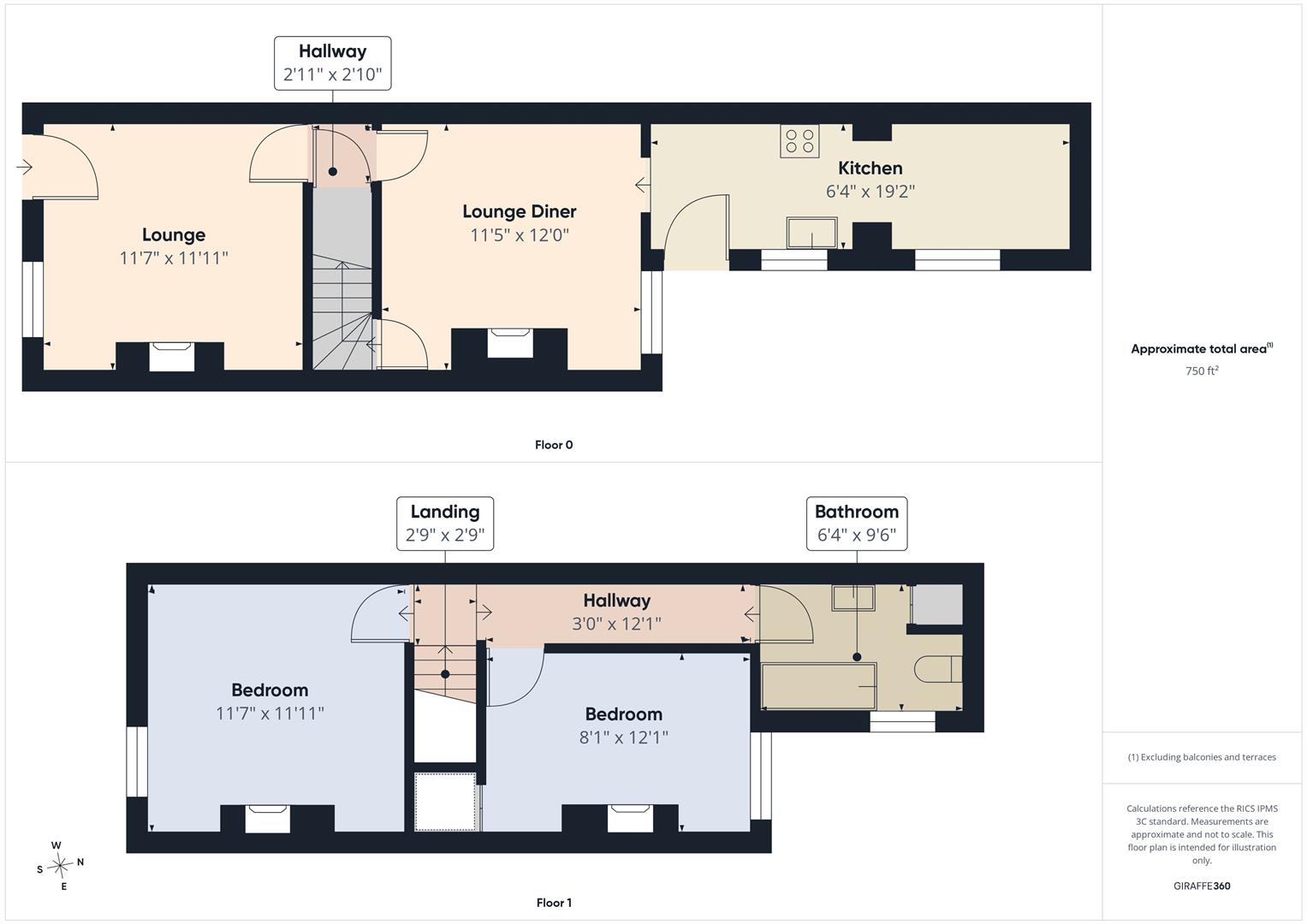 123, Herrick Road, Leicestershire floorplan