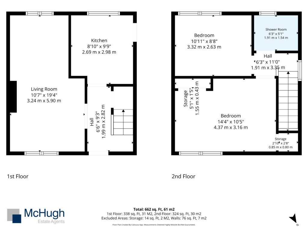 23, Perth Crescent, Clydebank floorplan