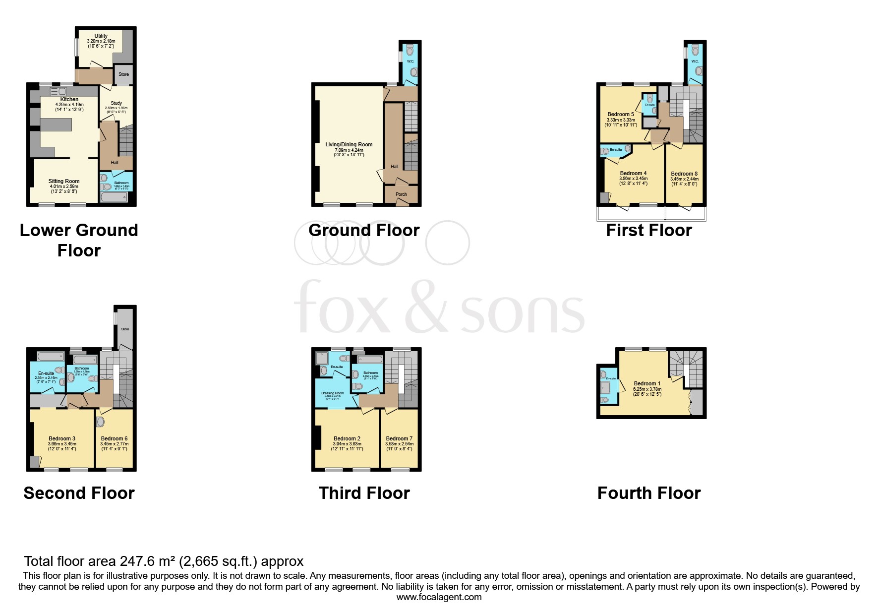 32, Marine Parade, Eastbourne floorplan