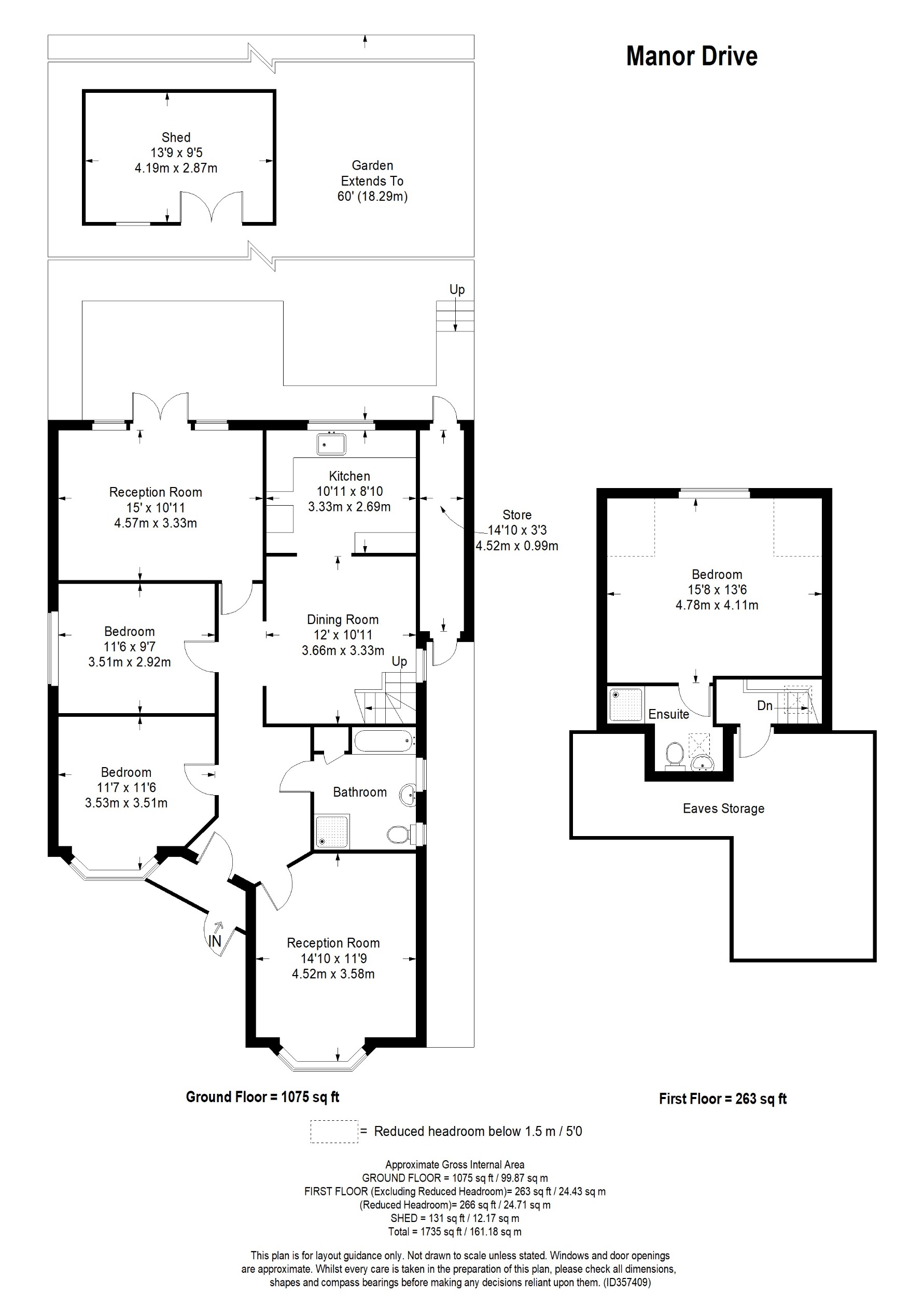 8, Manor Drive, Epsom floorplan