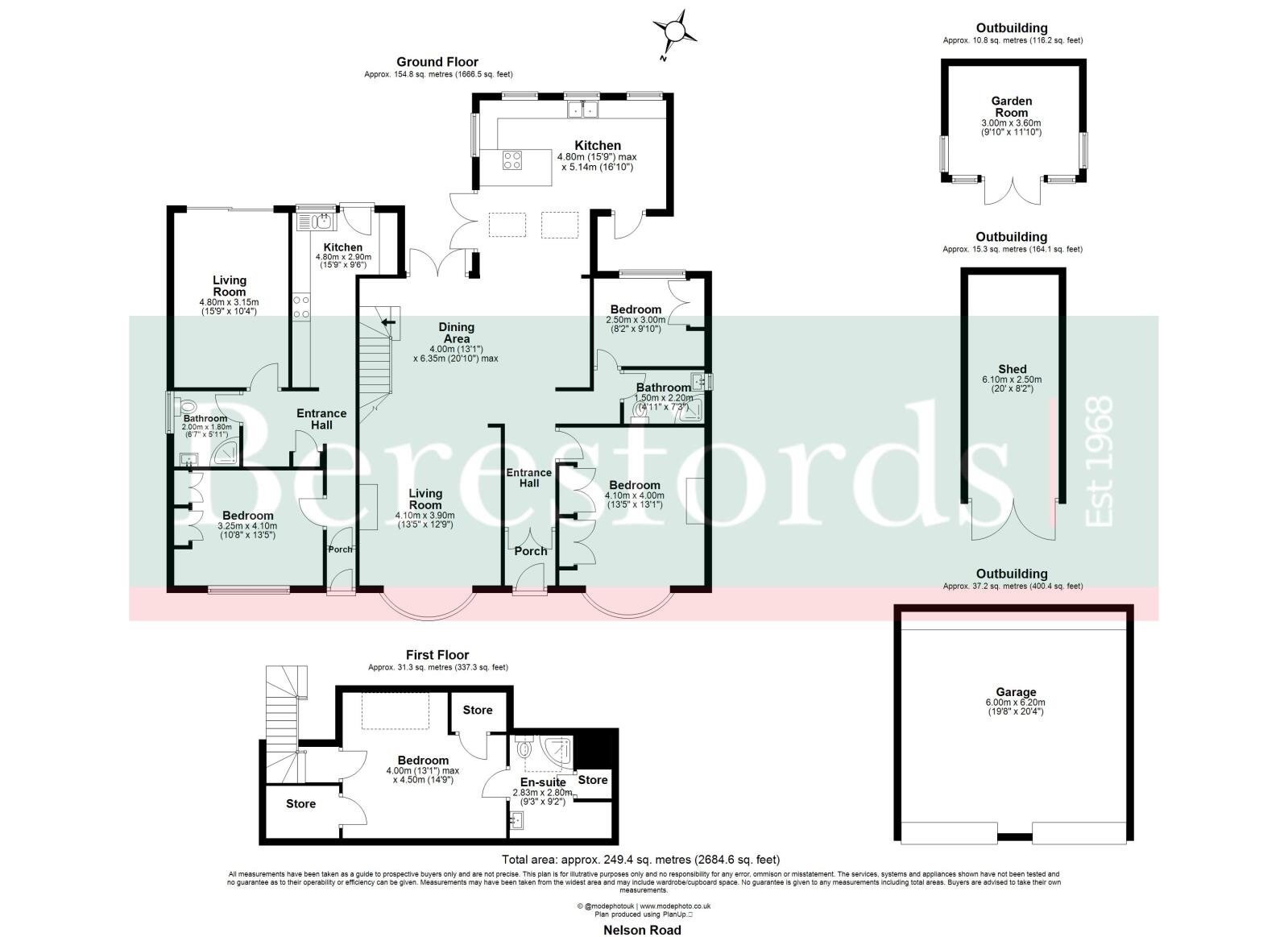 33, Nelson Road, Essex floorplan