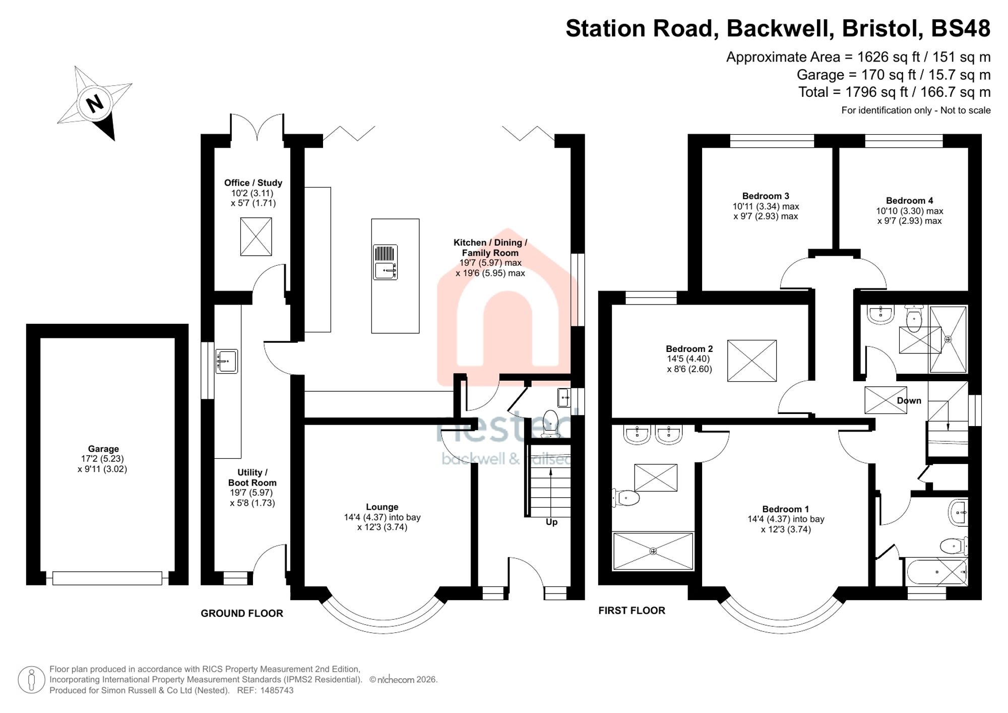 17 Station Road, Bristol floorplan