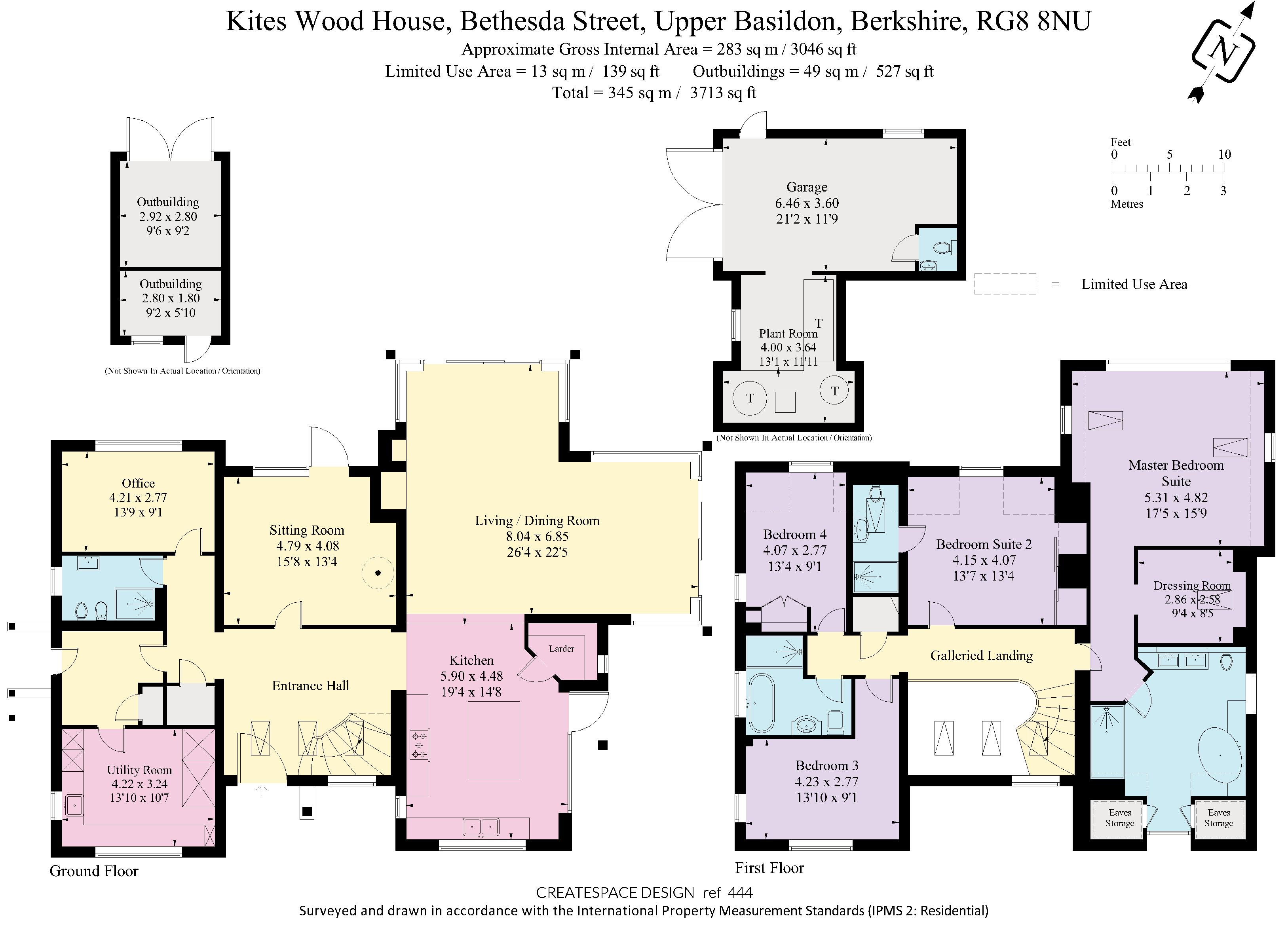 Kites Wood House, Bethesda Street, Upper Basildon floorplan
