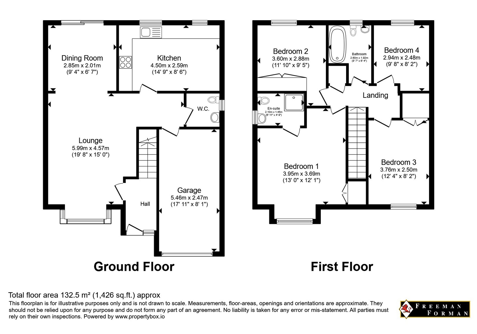12, Langdale Close, East Sussex floorplan