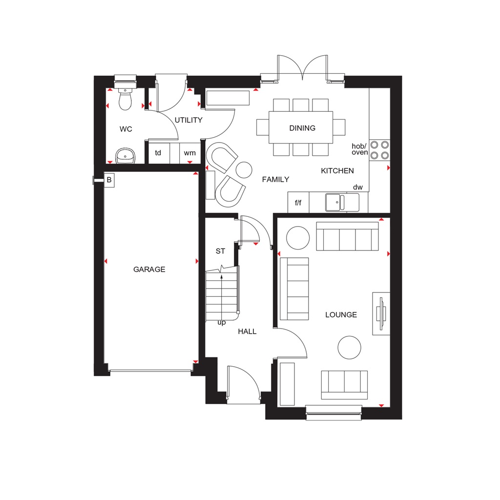 Dean Housetype Floor Plan Gf