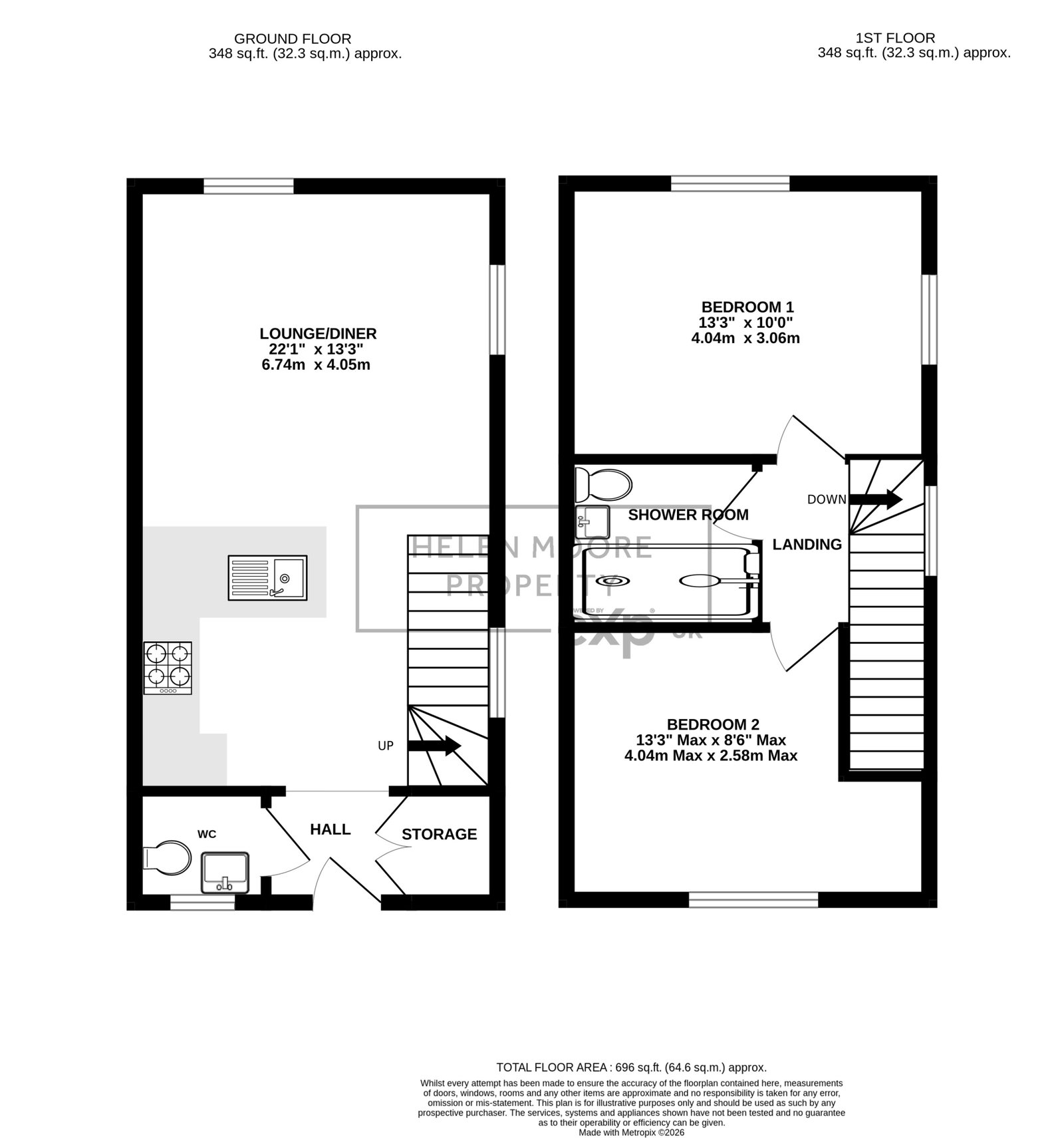 68, Tappers Lane, Yealmpton floorplan