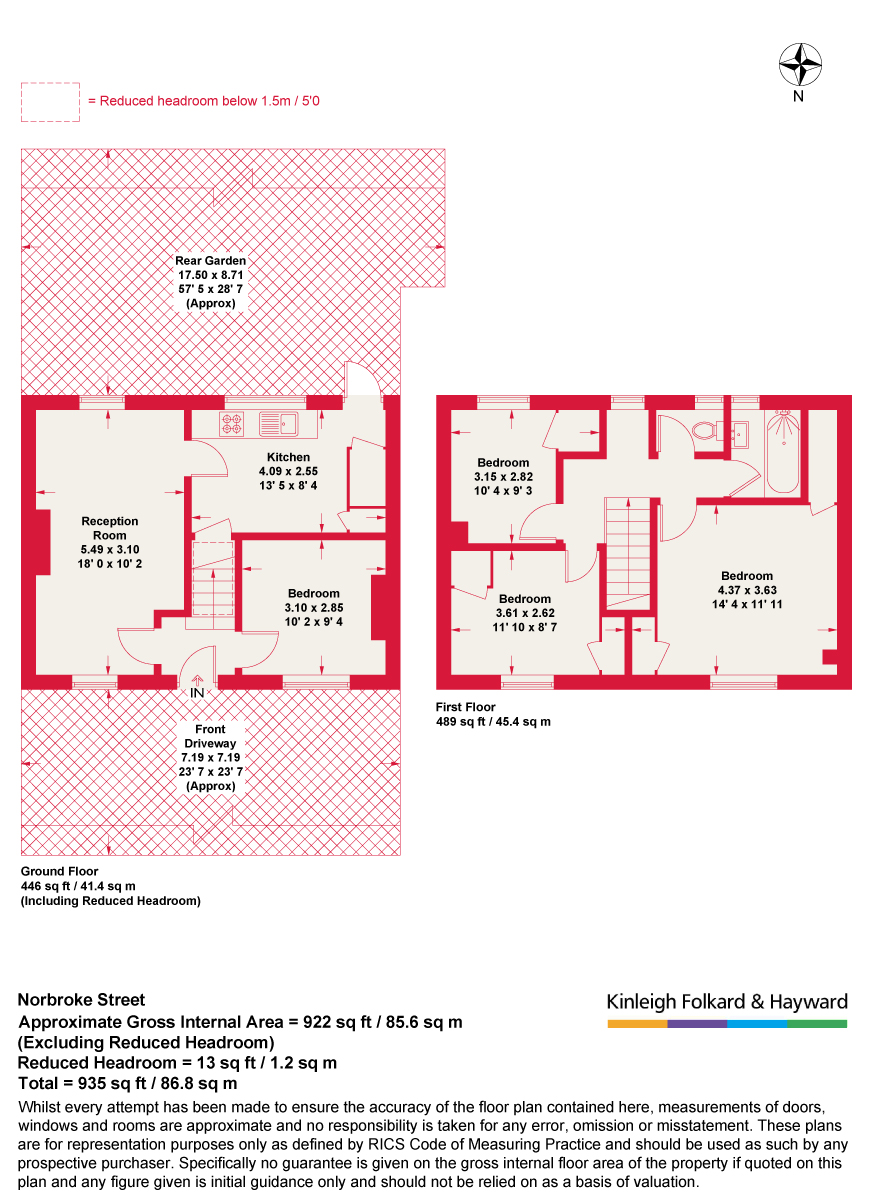 Norbroke Street, London floorplan