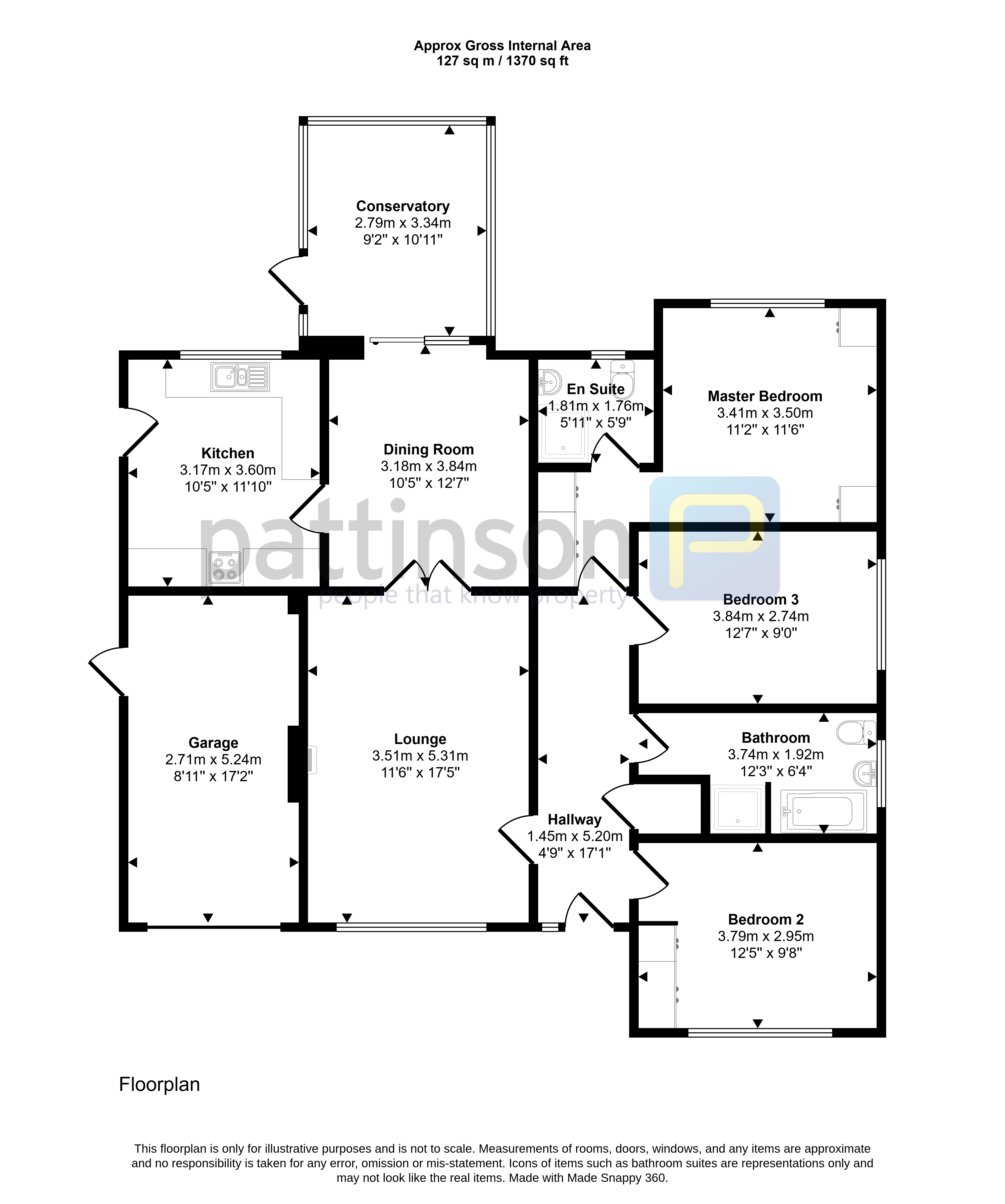 3, Windmill Heights, Morpeth floorplan