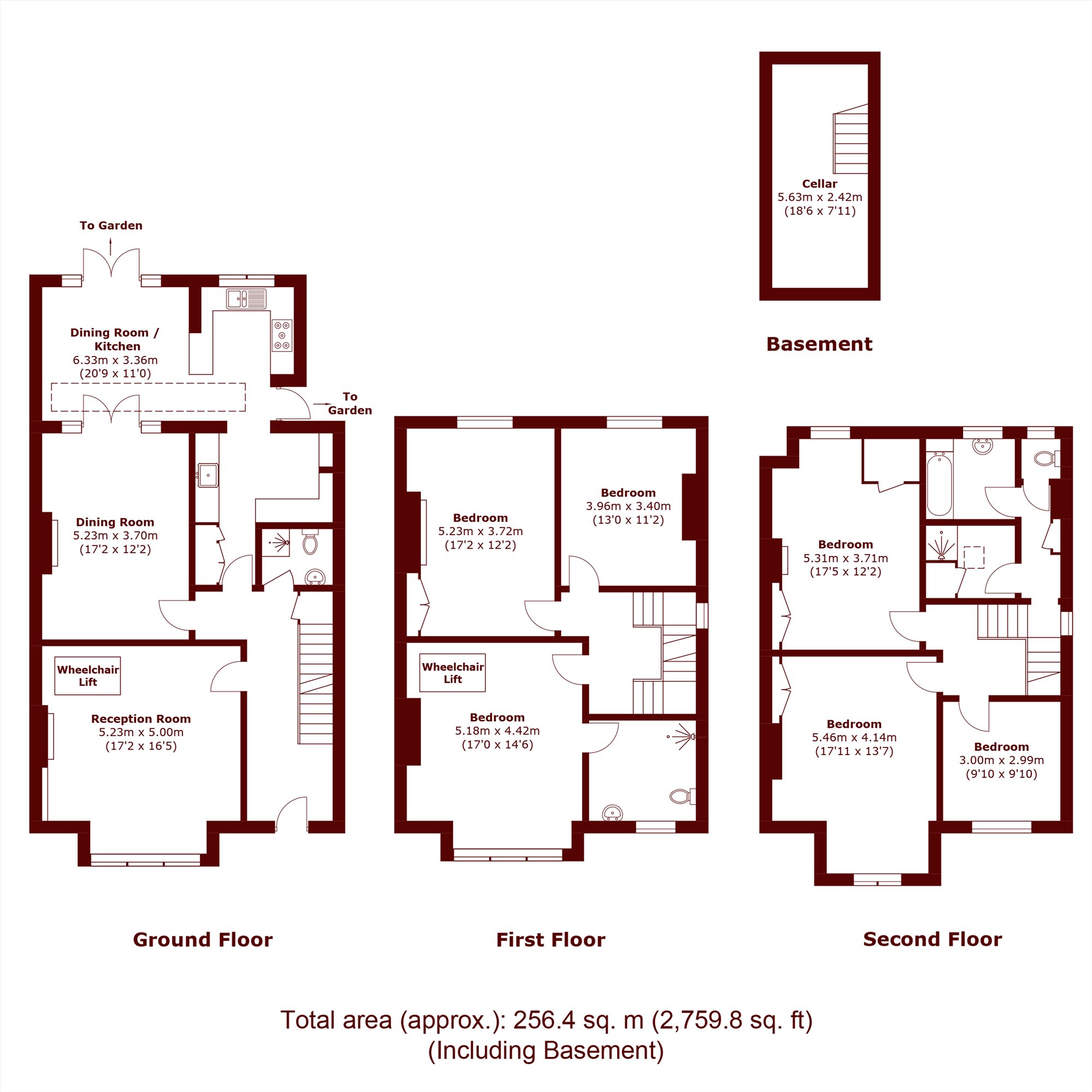 73, Ritherdon Road, London floorplan