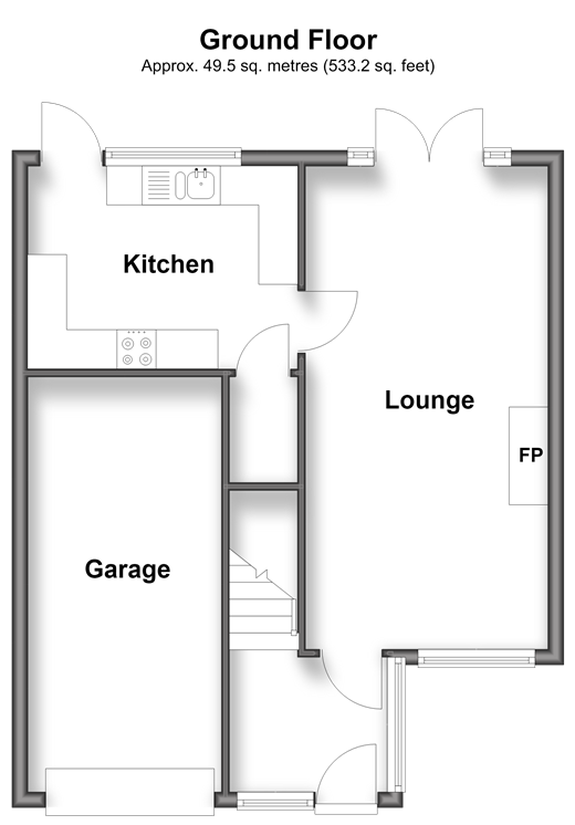 Havant Farm Close, Havant floorplan