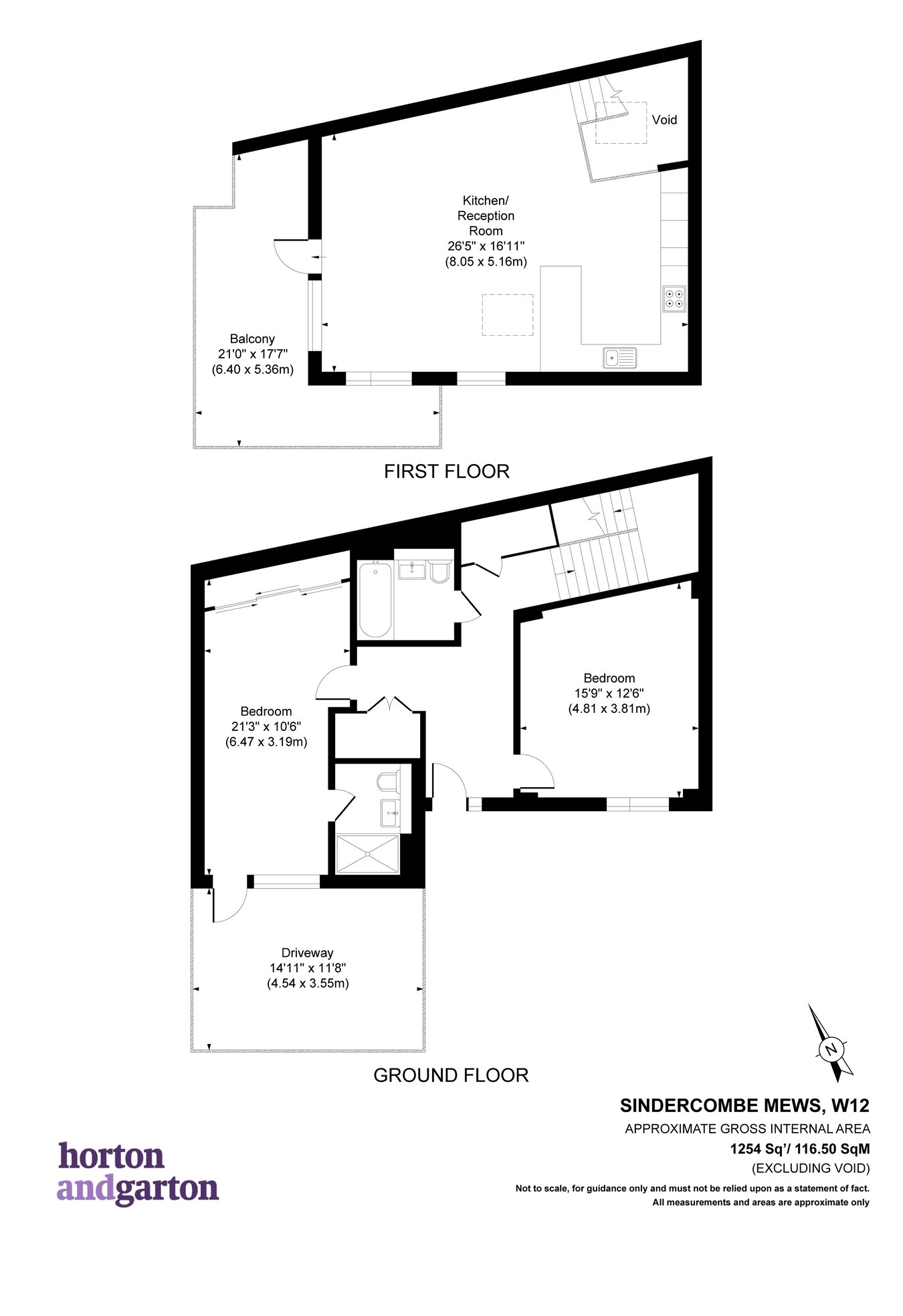 Sindercombe Mews, Greenside Road, London floorplan
