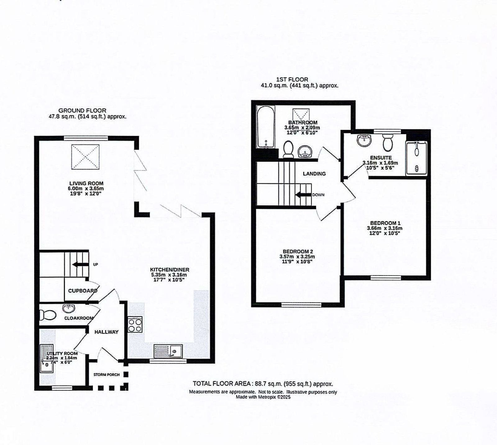 14a, Leas Road, Budleigh Salterton floorplan
